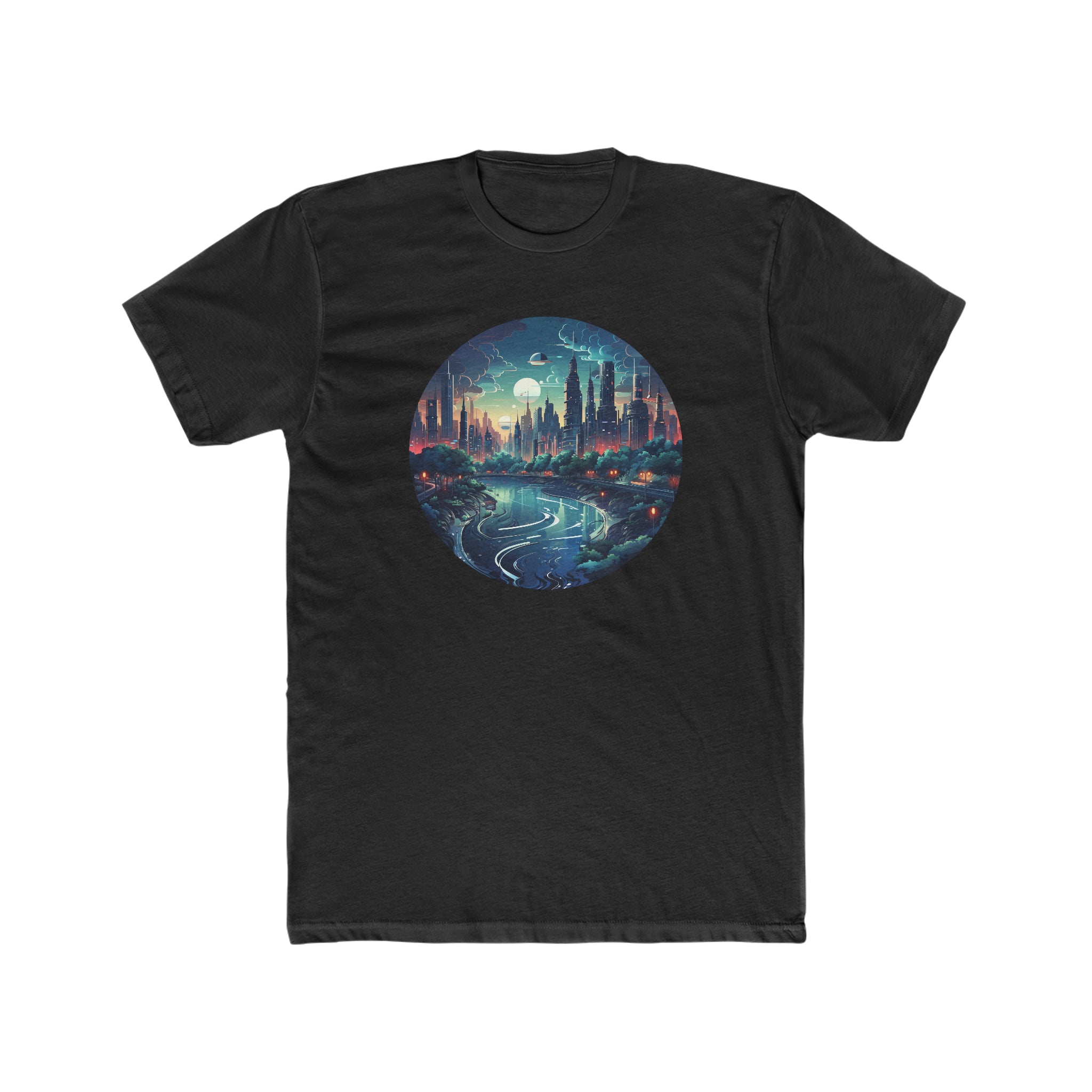 Men's Cotton Crew Tee - Isometric Designs 05