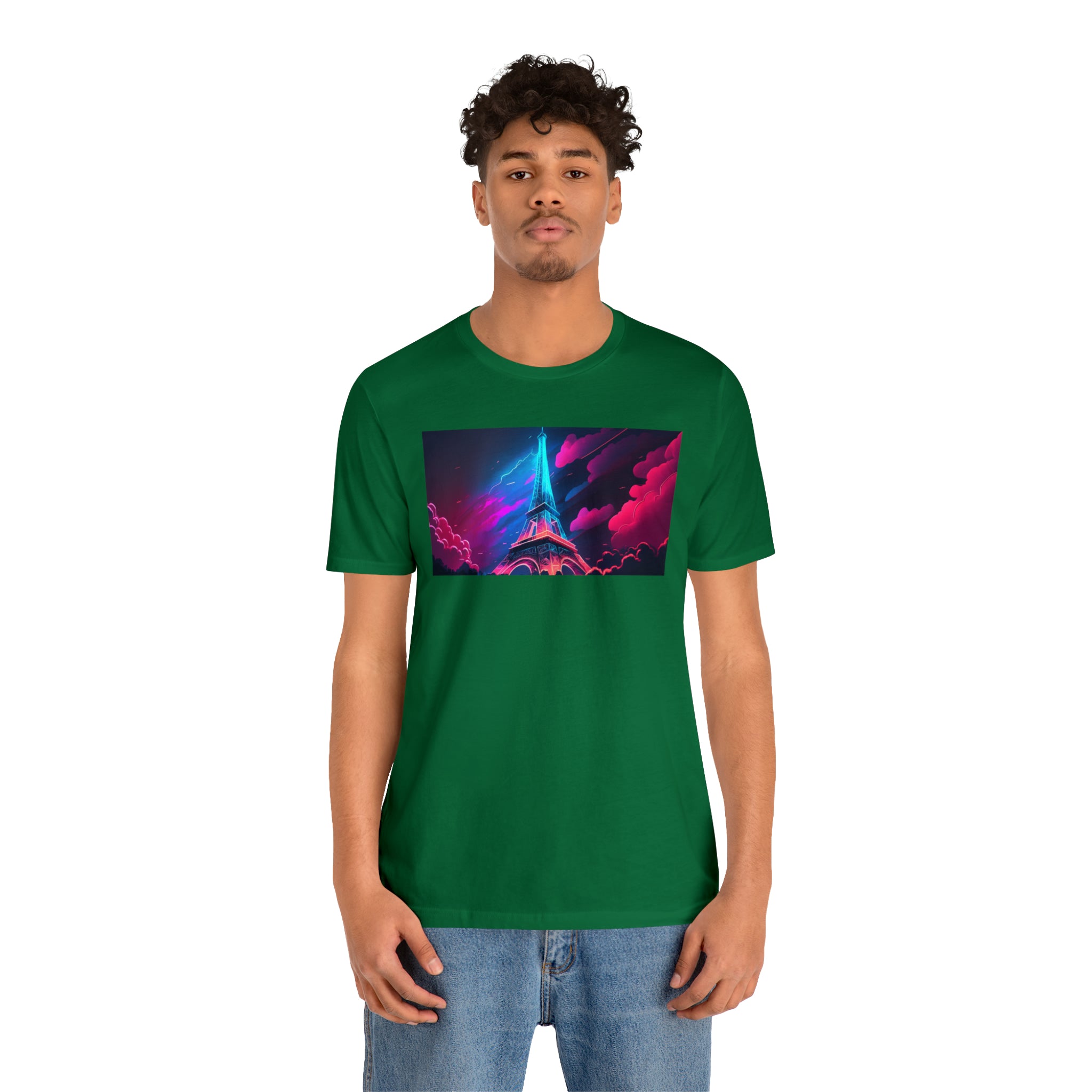 Unisex Jersey Short Sleeve Tee - Eiffel Tower, France