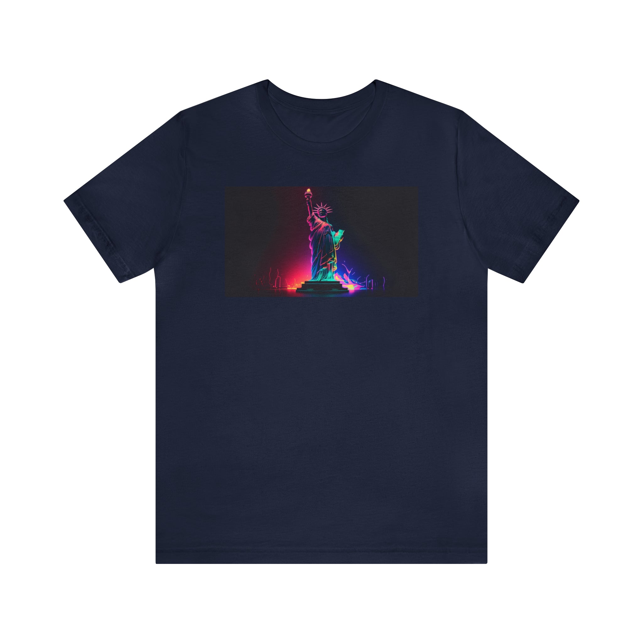 Unisex Jersey Short Sleeve Tee - Statue of Liberty, New York, USA