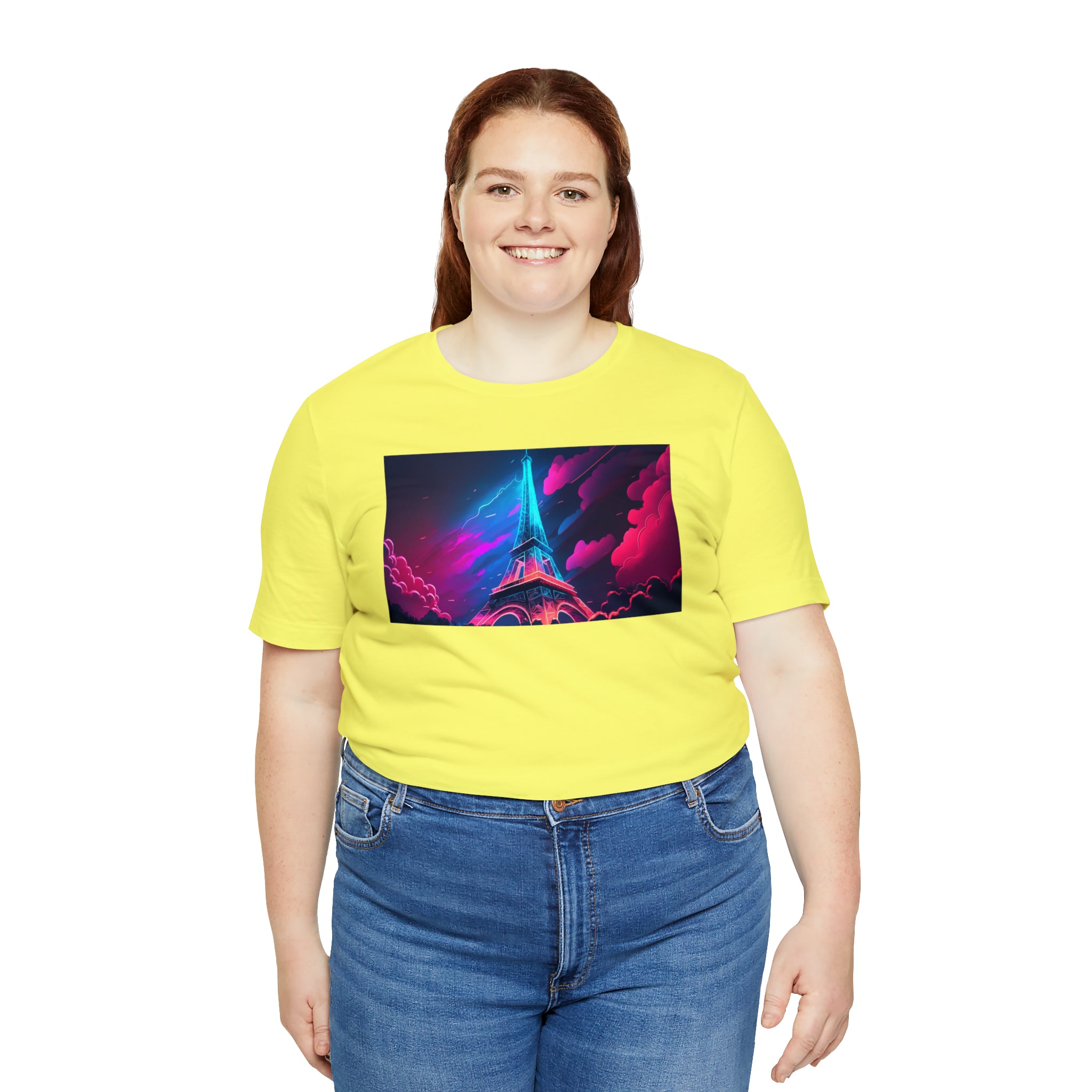 Unisex Jersey Short Sleeve Tee - Eiffel Tower, France