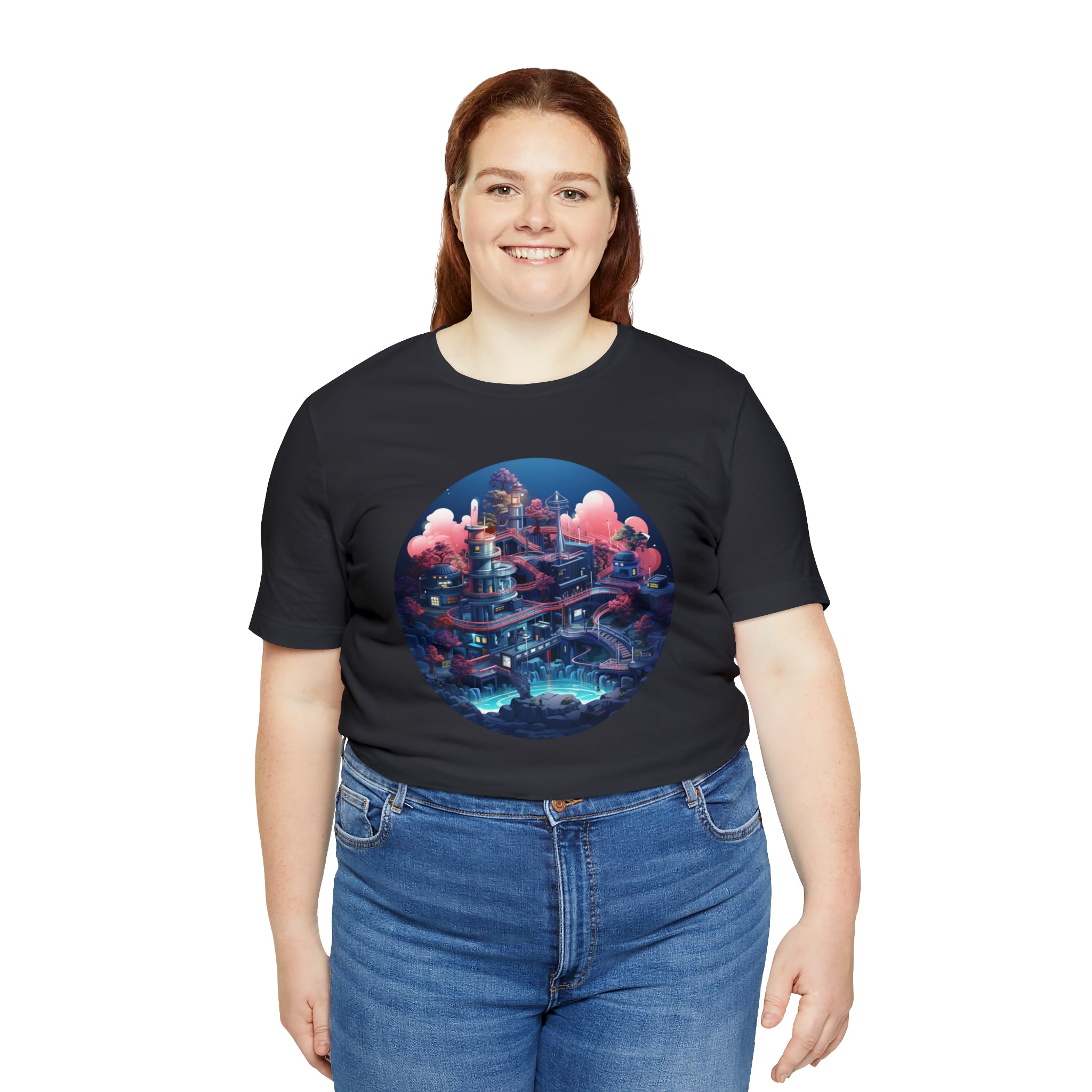Unisex Jersey Short Sleeve Tee - Isometric Designs 03