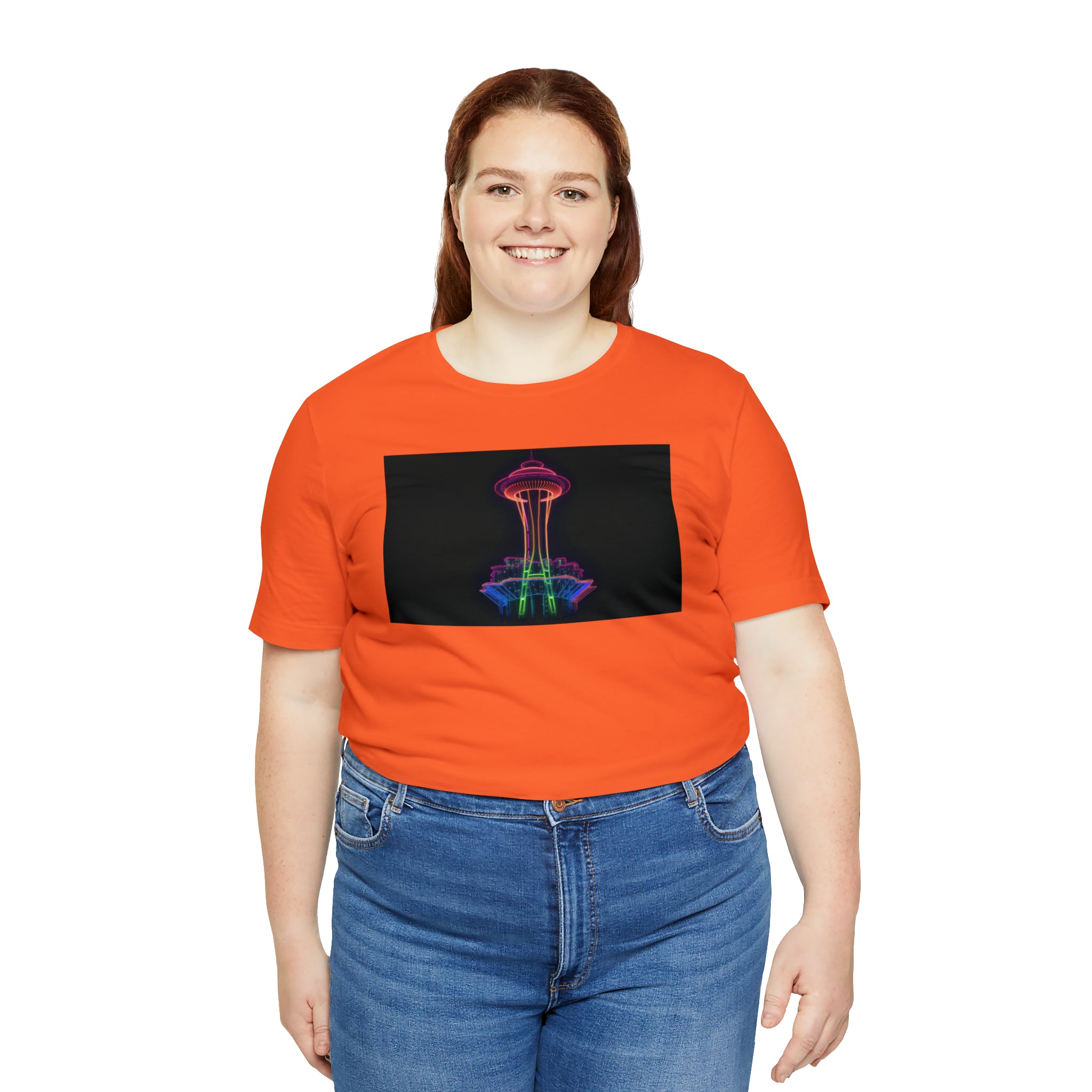 Unisex Jersey Short Sleeve Tee - Space Needle, Seattle, USA