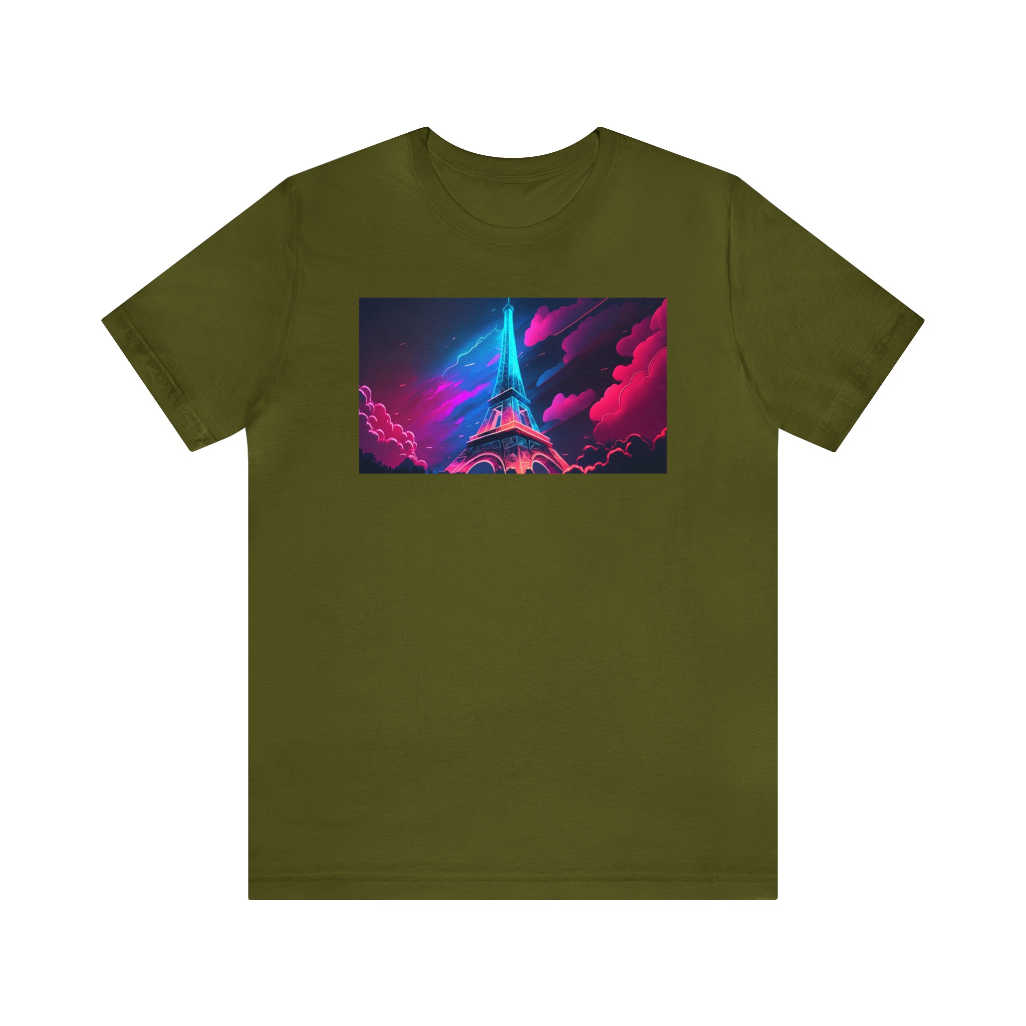 Unisex Jersey Short Sleeve Tee - Eiffel Tower, France