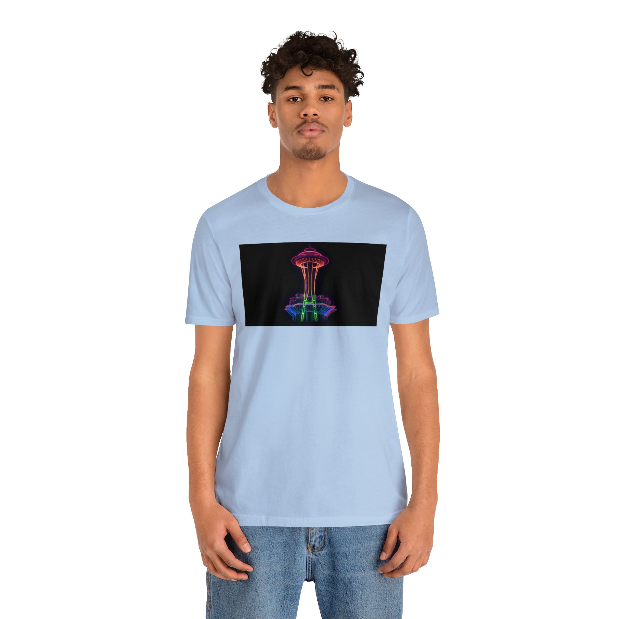 Unisex Jersey Short Sleeve Tee - Space Needle, Seattle, USA