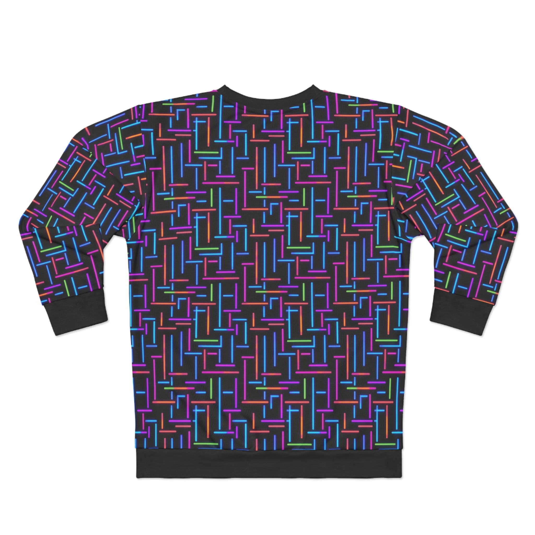 Unisex Sweatshirt (AOP) - Seamless Neon Designs 02