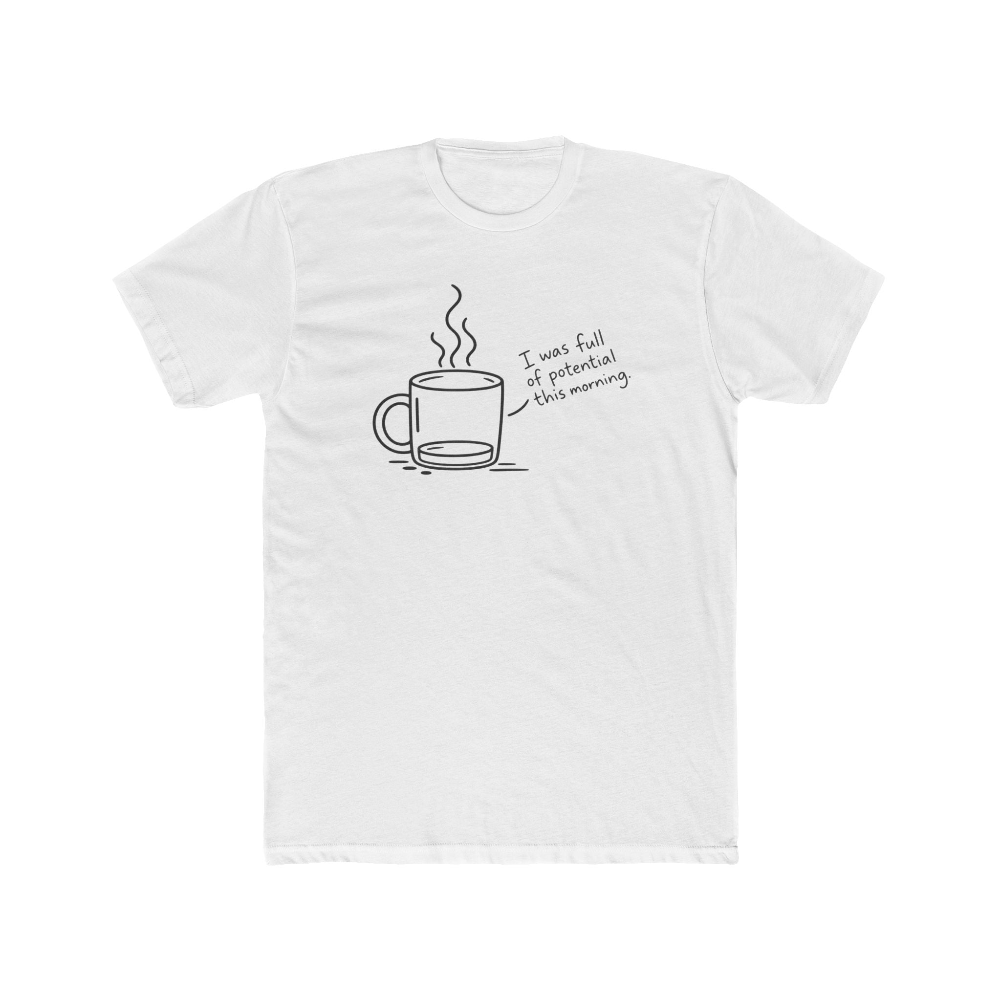 Men's Cotton Crew Tee - Objectively Speaking collection - Mug, had potential