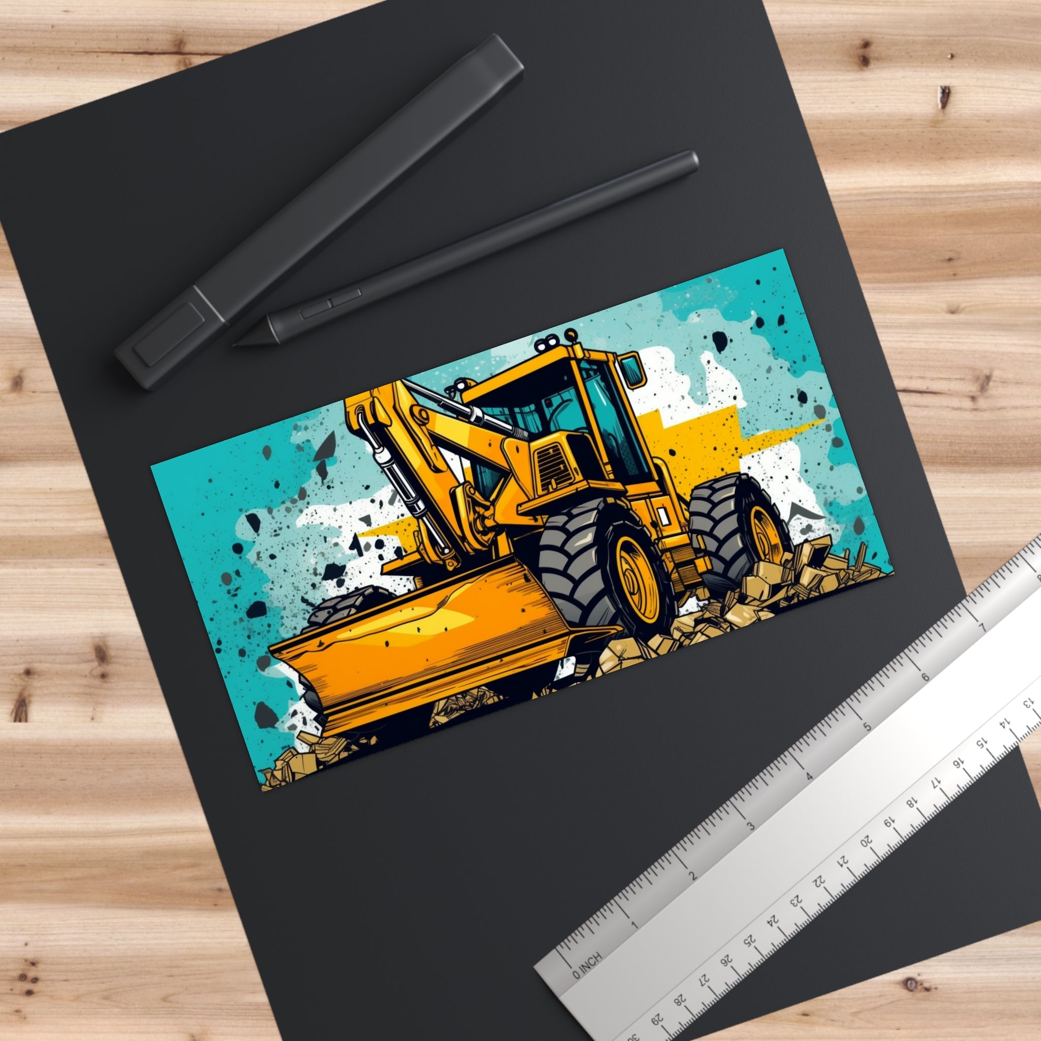 Bumper Stickers - Pop Art Designs, Bulldozer