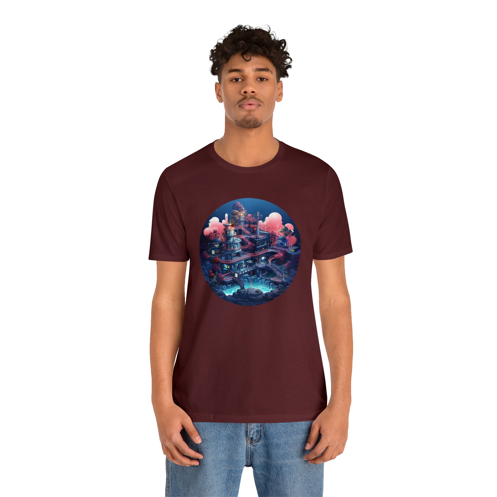 Unisex Jersey Short Sleeve Tee - Isometric Designs 03