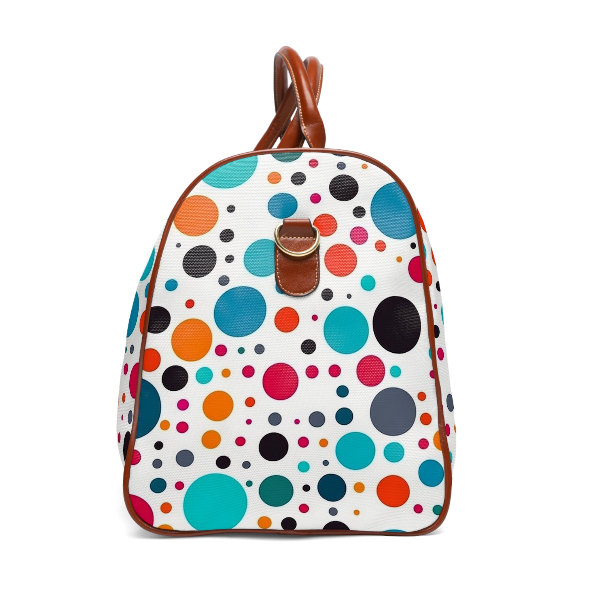 Waterproof Travel Bag (AOP) - Polka Dots Design 08
