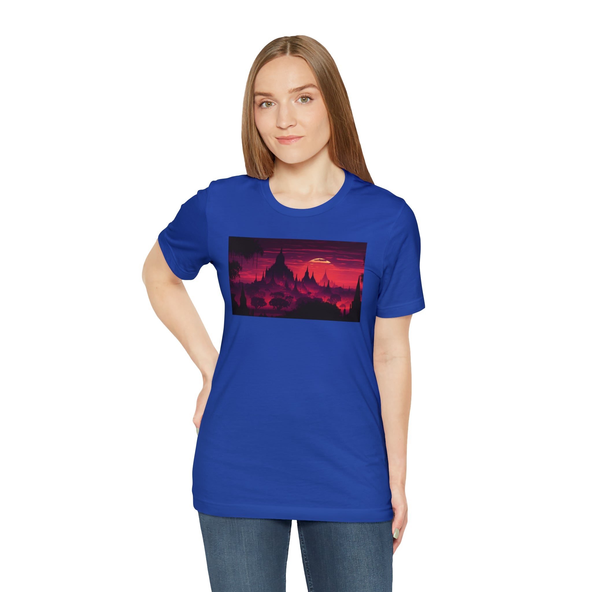 Unisex Jersey Short Sleeve Tee - Bagan, Myanmar