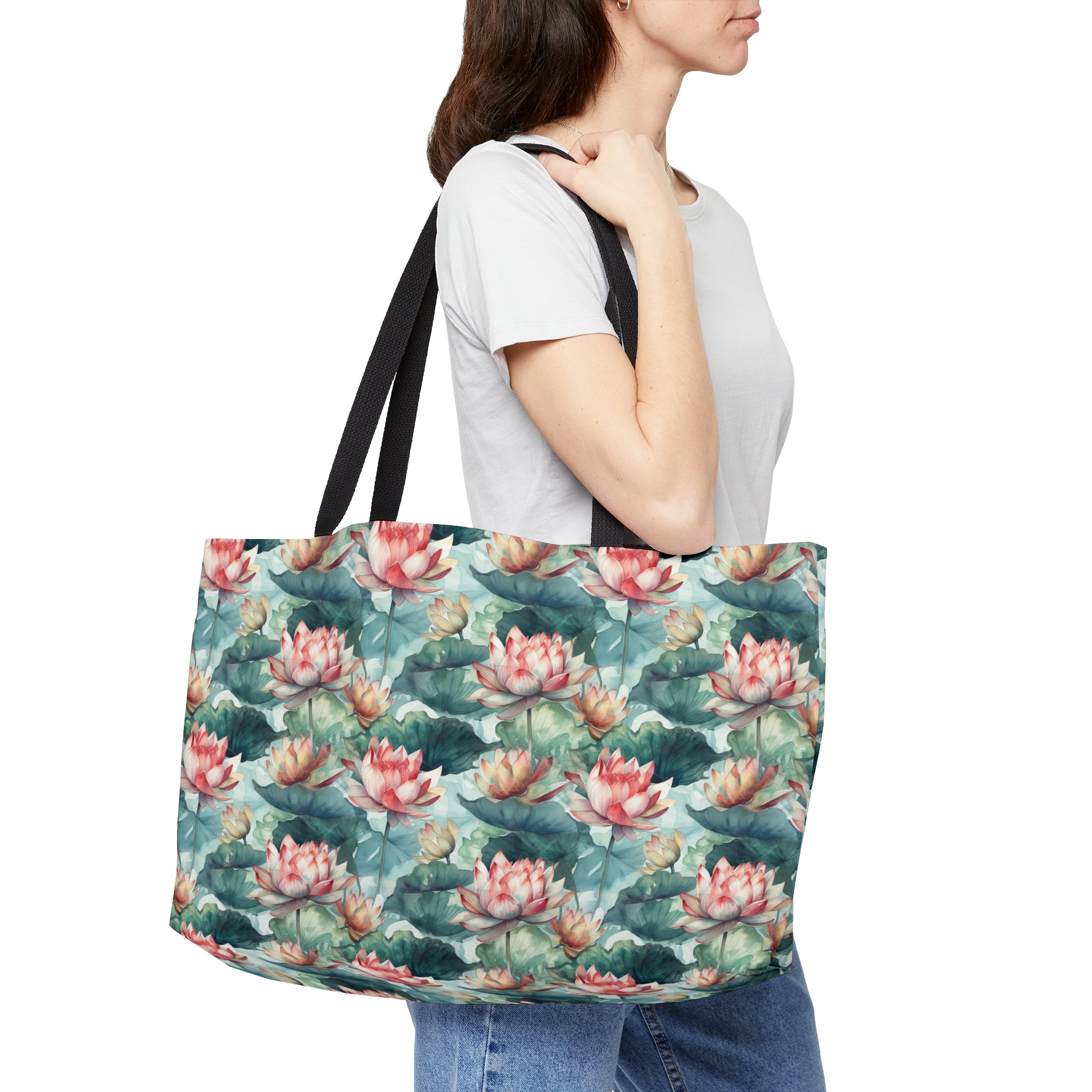Weekender Tote Bag (AOP) - Seamless Floral Designs 09