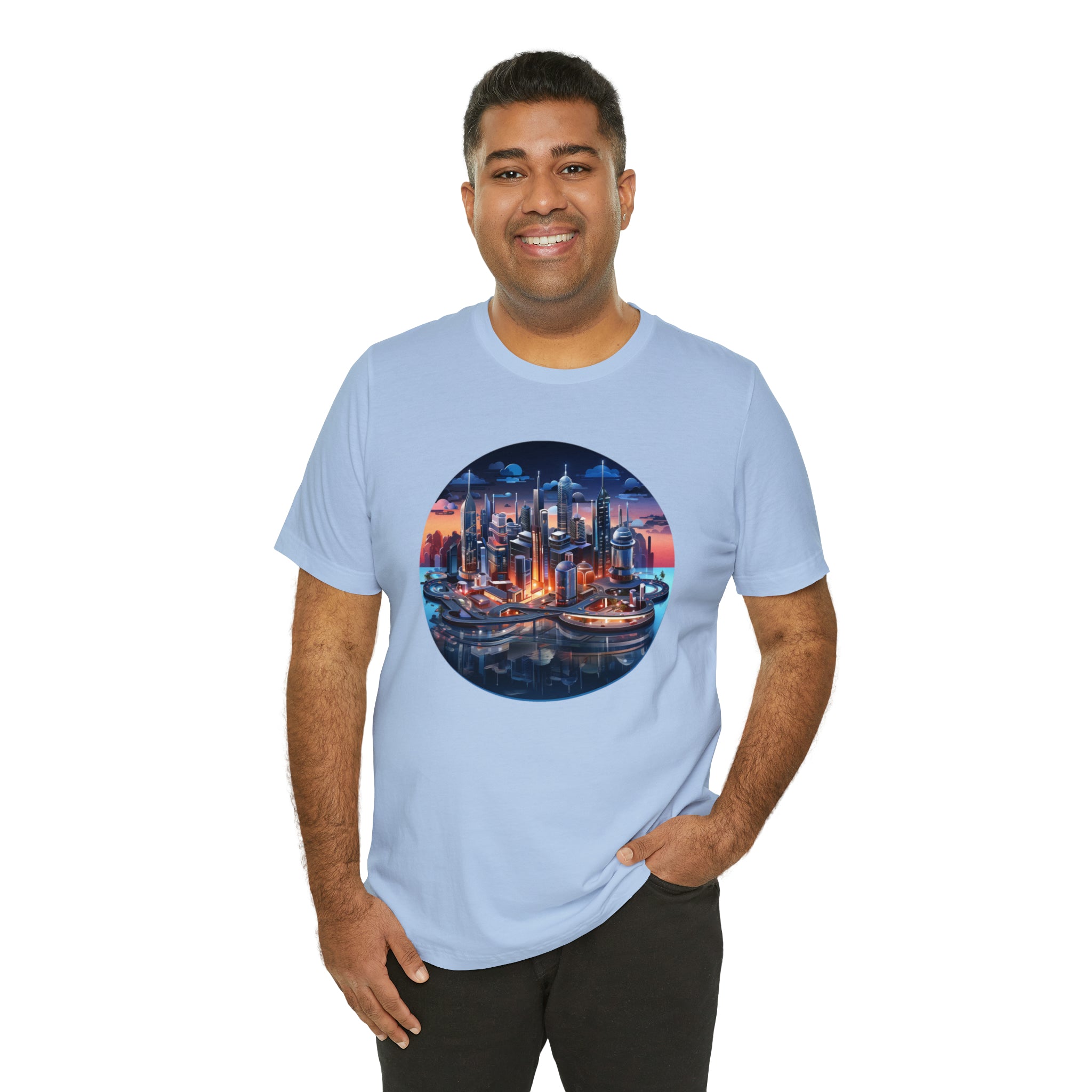 Unisex Jersey Short Sleeve Tee - Isometric Designs 05