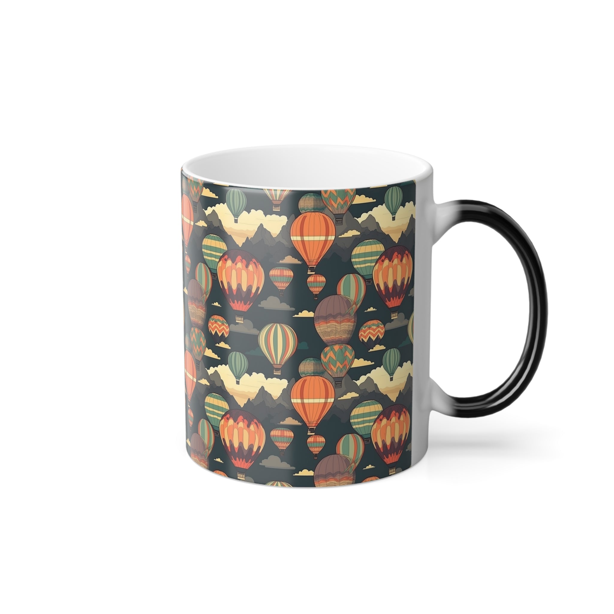 Color-Changing Mug, 11oz — Hot Air Balloons