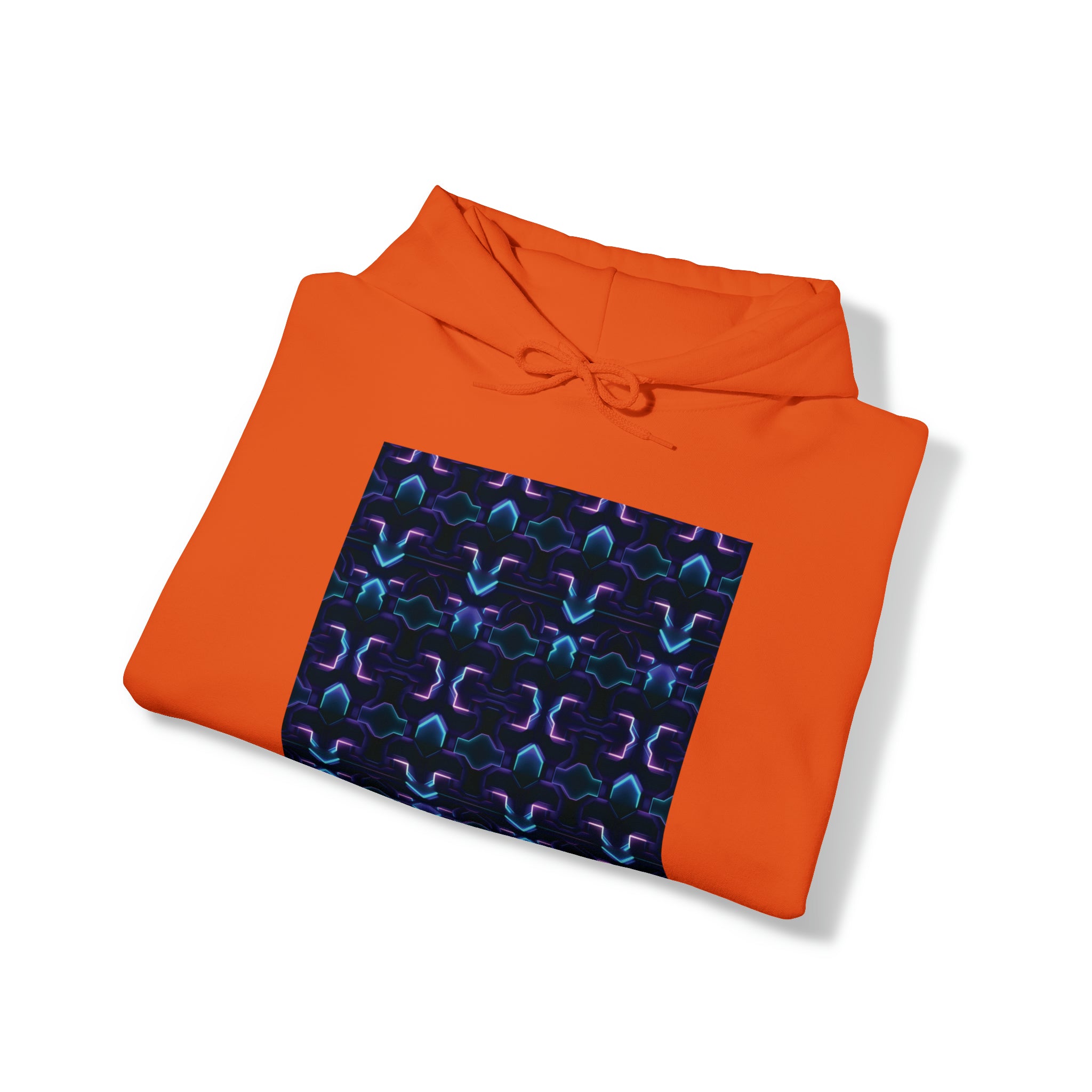 Unisex Heavy Blend™ Hooded Sweatshirt - Abstract Neon Designs 06