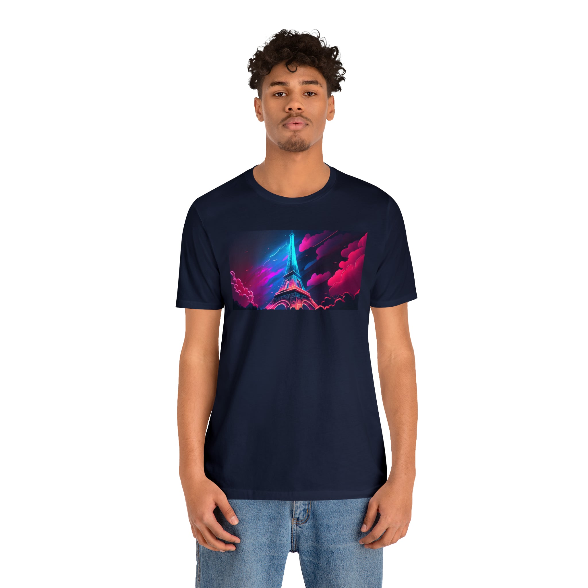 Unisex Jersey Short Sleeve Tee - Eiffel Tower, France