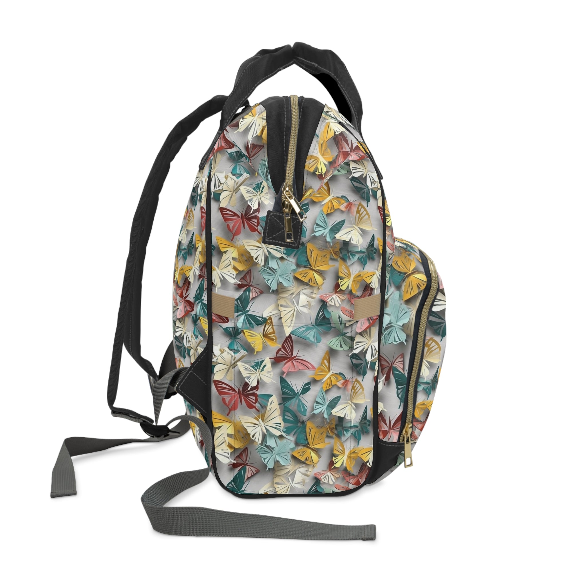 Multifunctional Diaper Backpack (AOP) - Abstract Designs 01