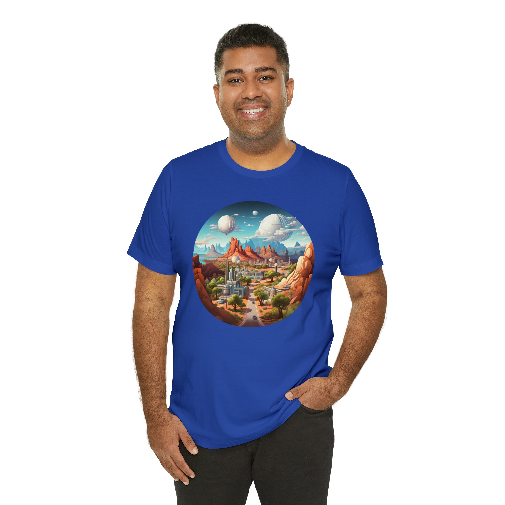 Unisex Jersey Short Sleeve Tee - Isometric Designs 08
