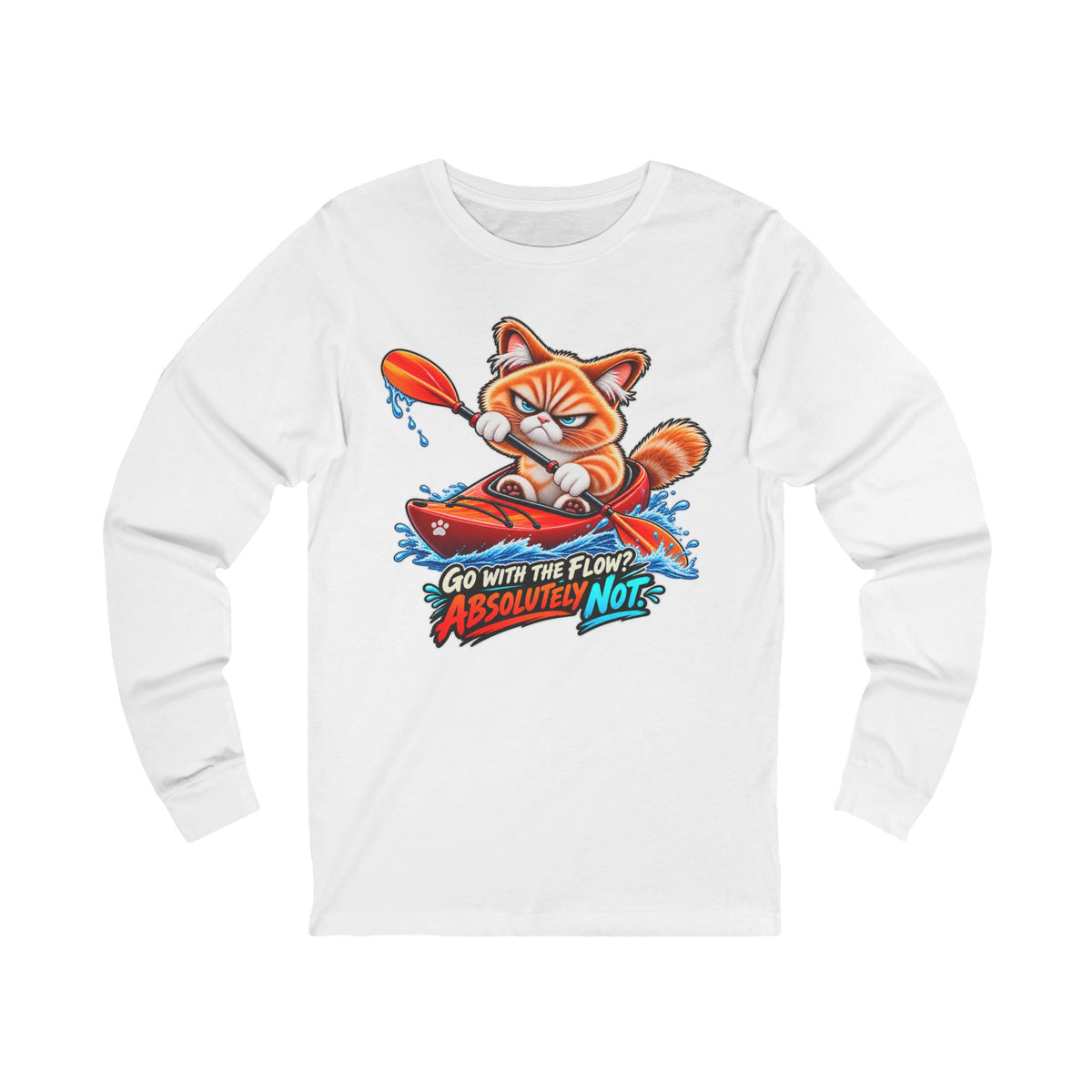 Kayaking - Mildly Feral - Unisex Long Sleeve Tee
