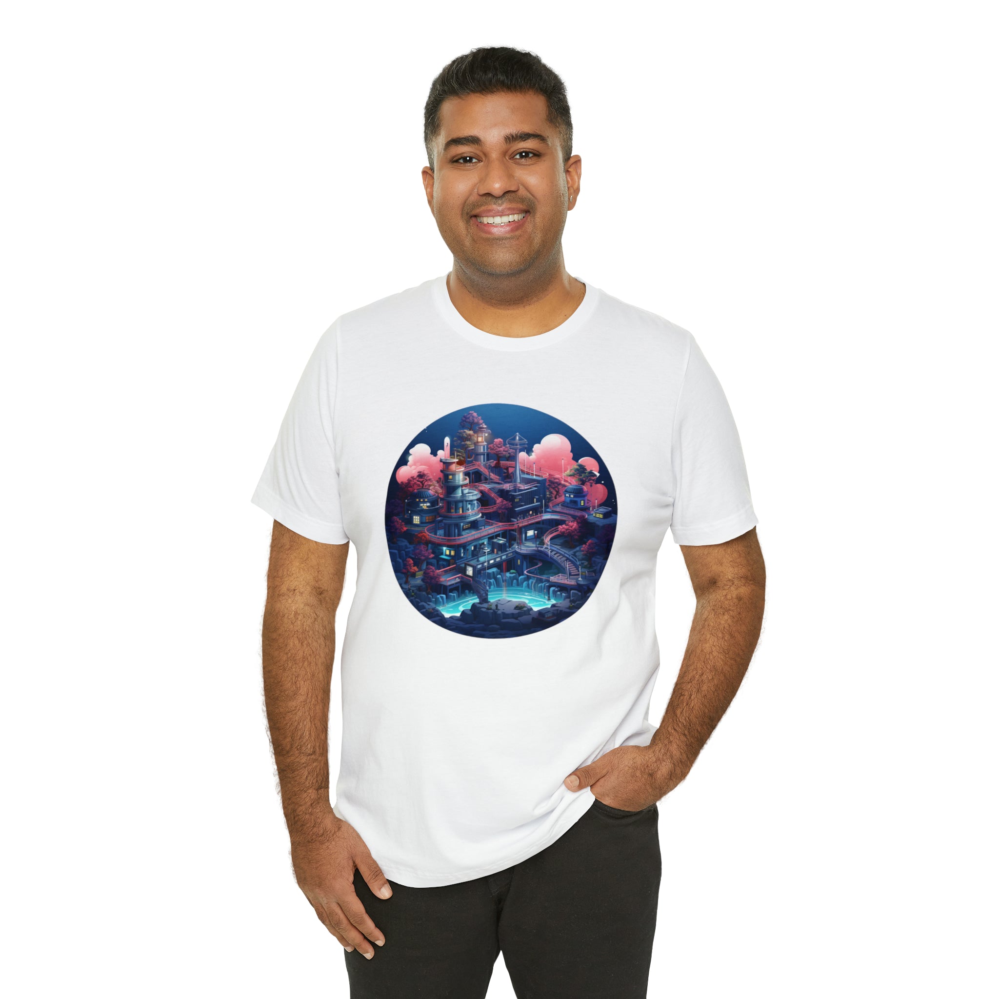 Unisex Jersey Short Sleeve Tee - Isometric Designs 03