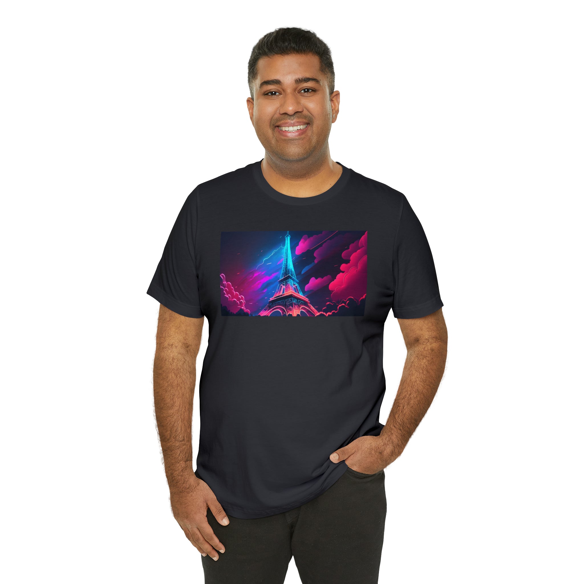 Unisex Jersey Short Sleeve Tee - Eiffel Tower, France