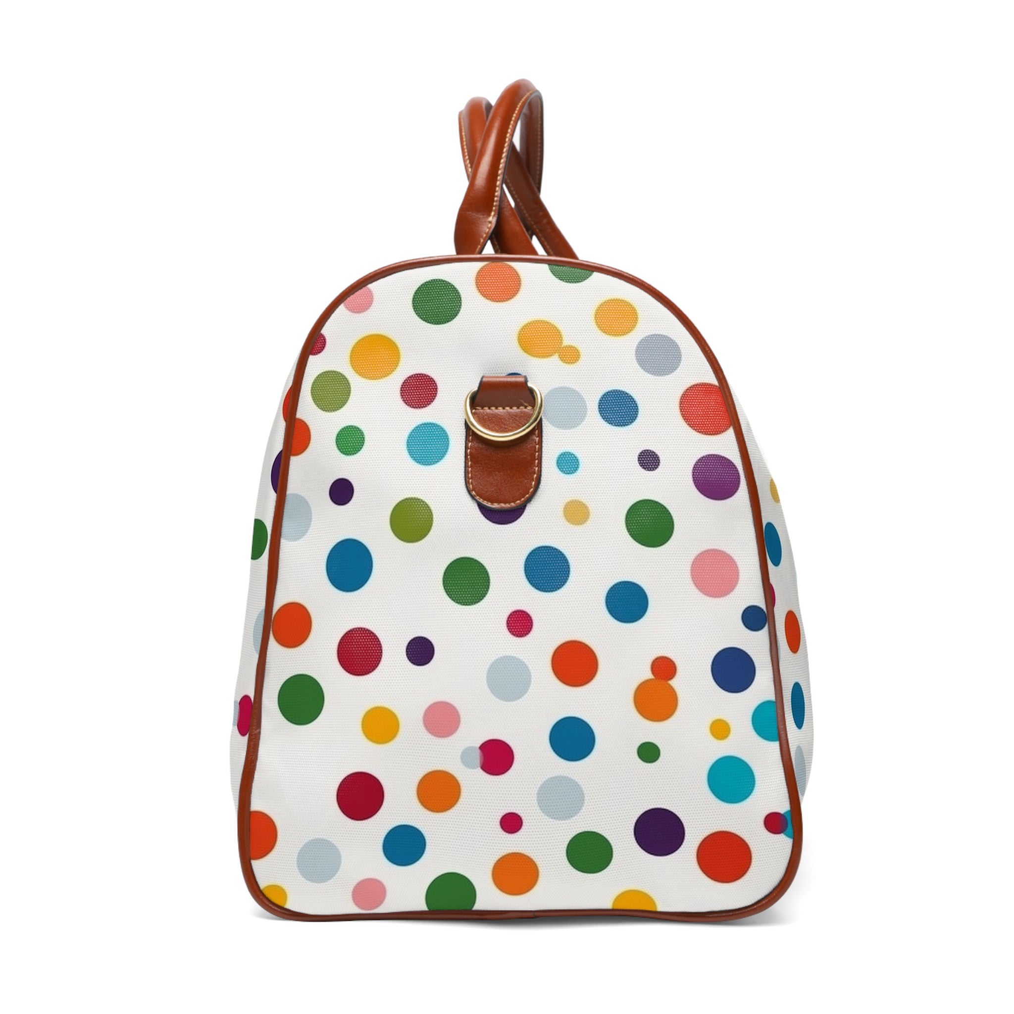 Waterproof Travel Bag (AOP) - Polka Dots Design 02