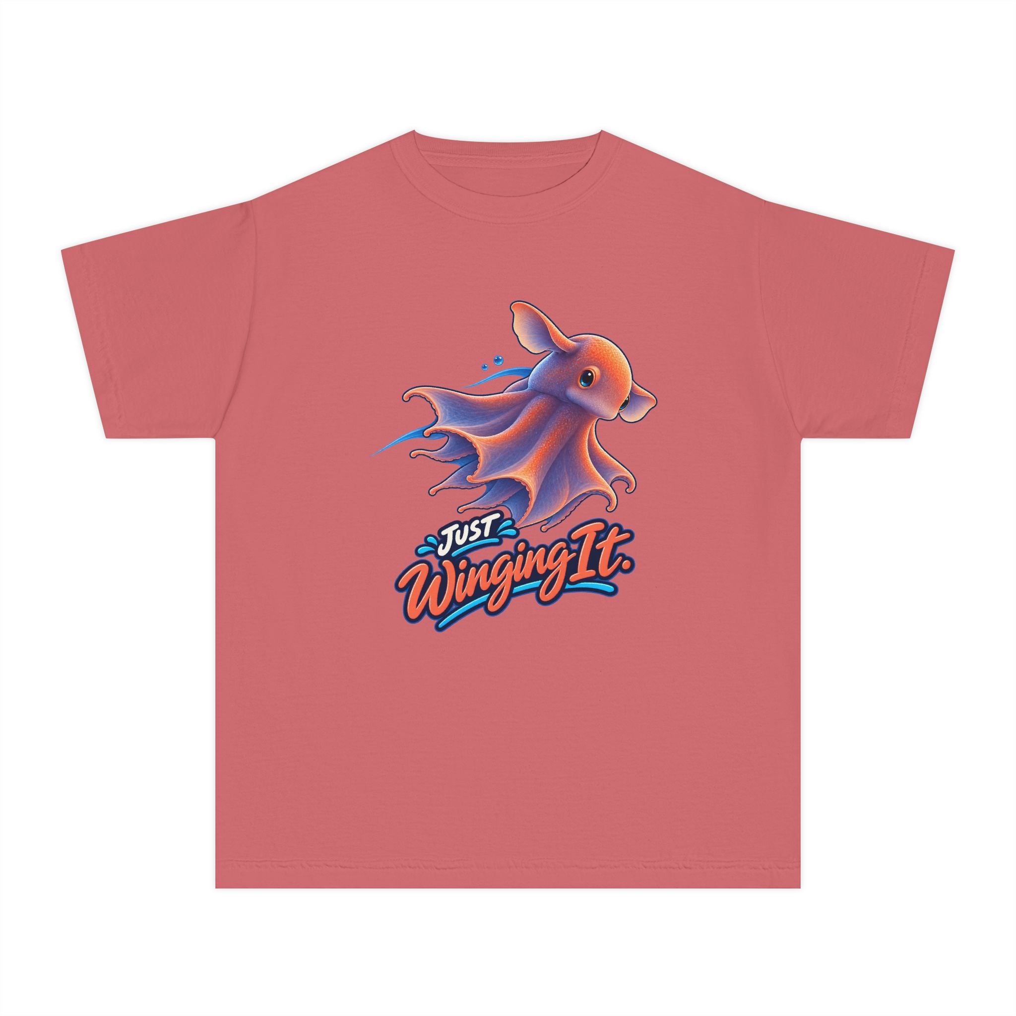 Youth Midweight Cotton Tee - Dumbo Octopus