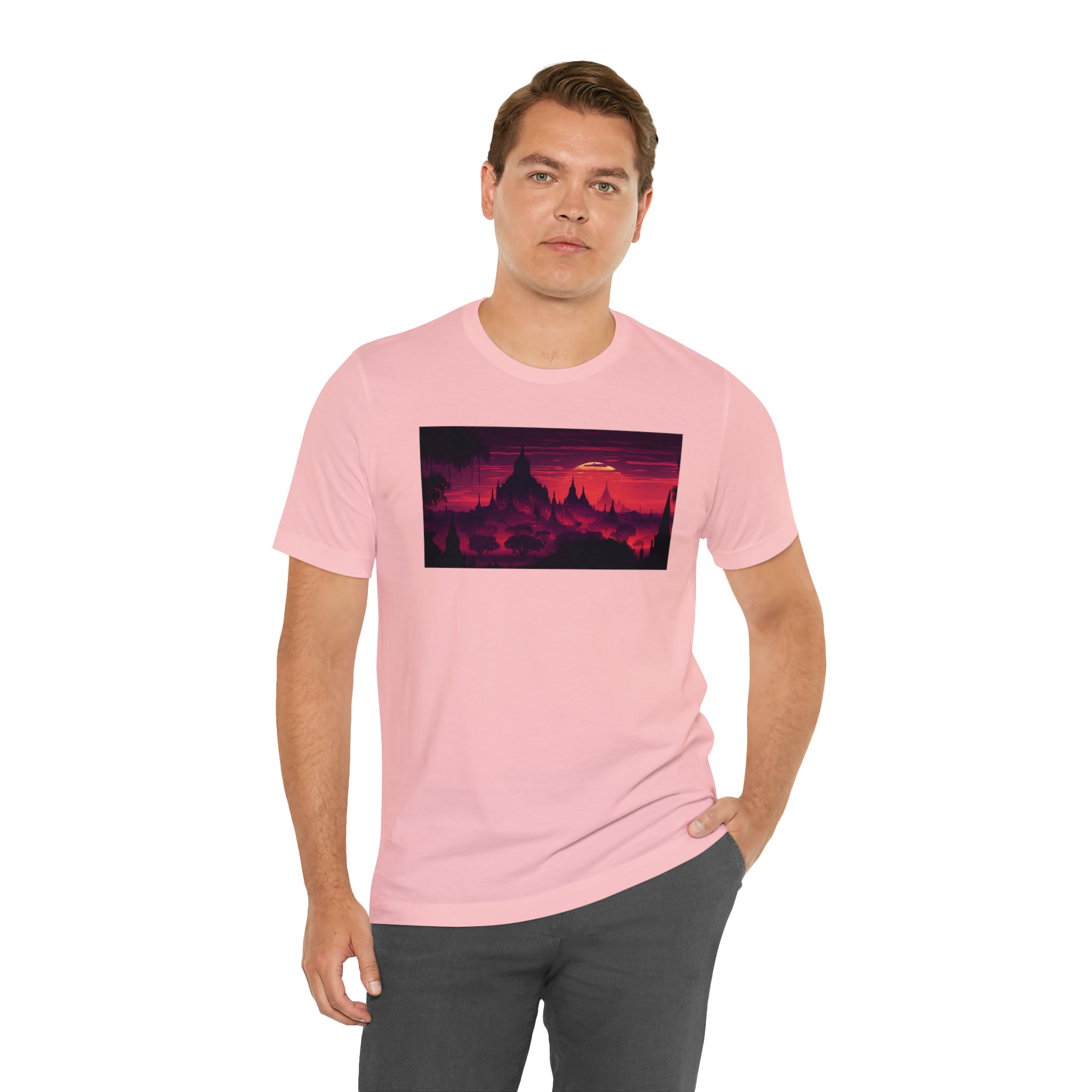 Unisex Jersey Short Sleeve Tee - Bagan, Myanmar