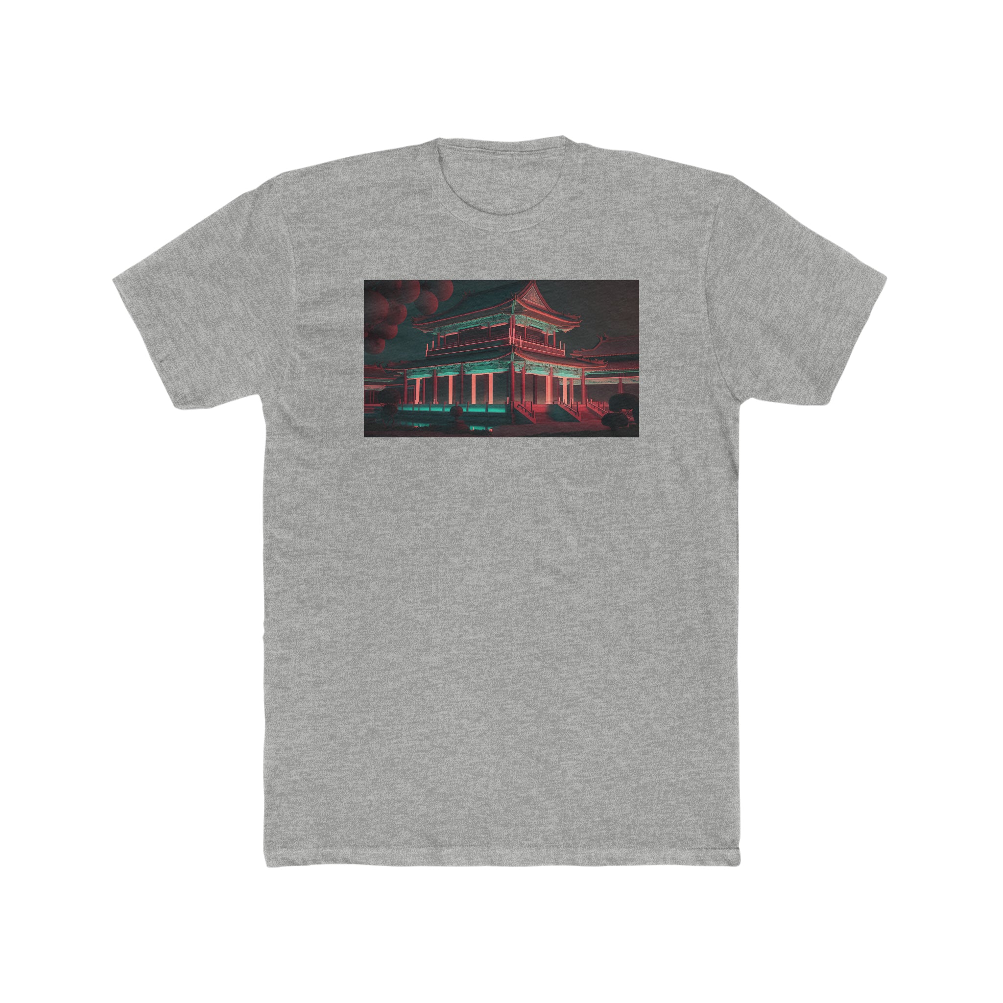 Men's Cotton Crew Tee - Fantasy Art - Forbidden Palace