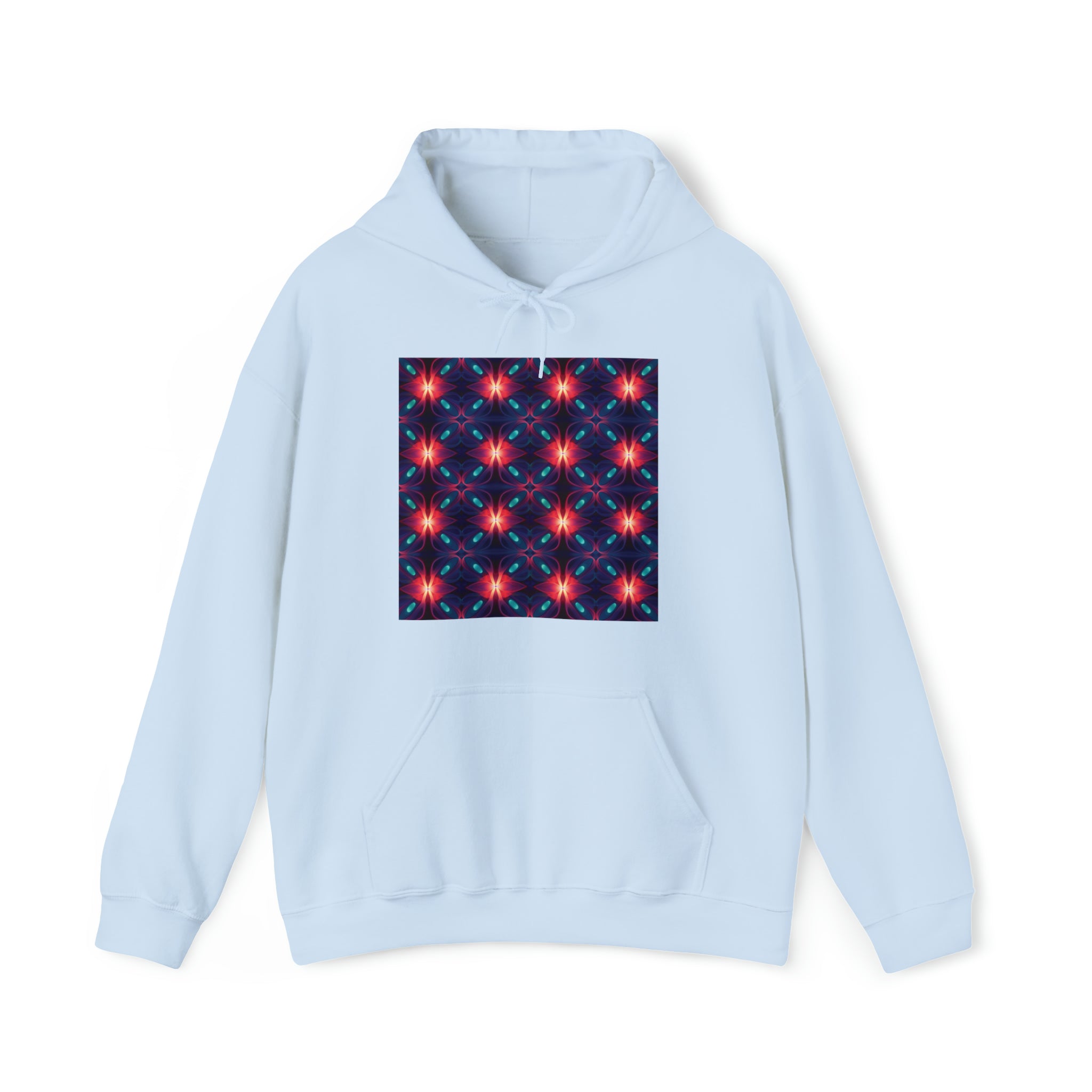 Unisex Heavy Blend™ Hooded Sweatshirt - Abstract Neon Designs 04
