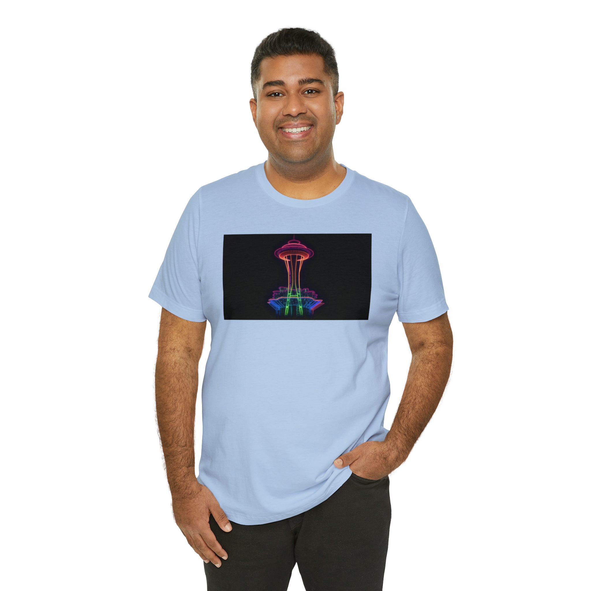 Unisex Jersey Short Sleeve Tee - Space Needle, Seattle, USA