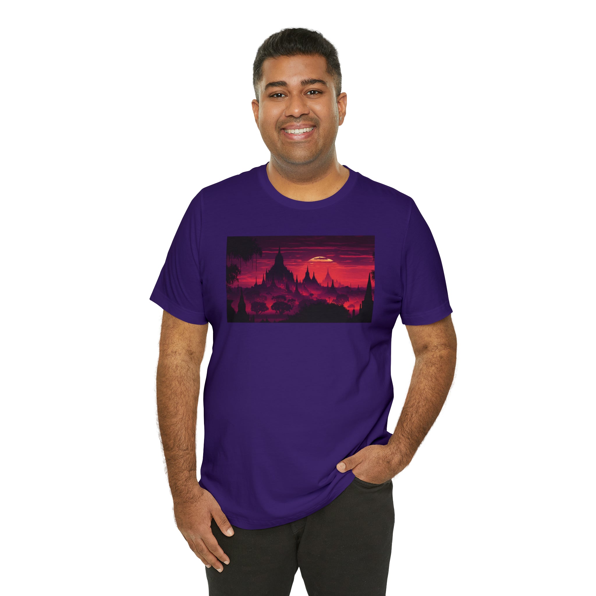 Unisex Jersey Short Sleeve Tee - Bagan, Myanmar