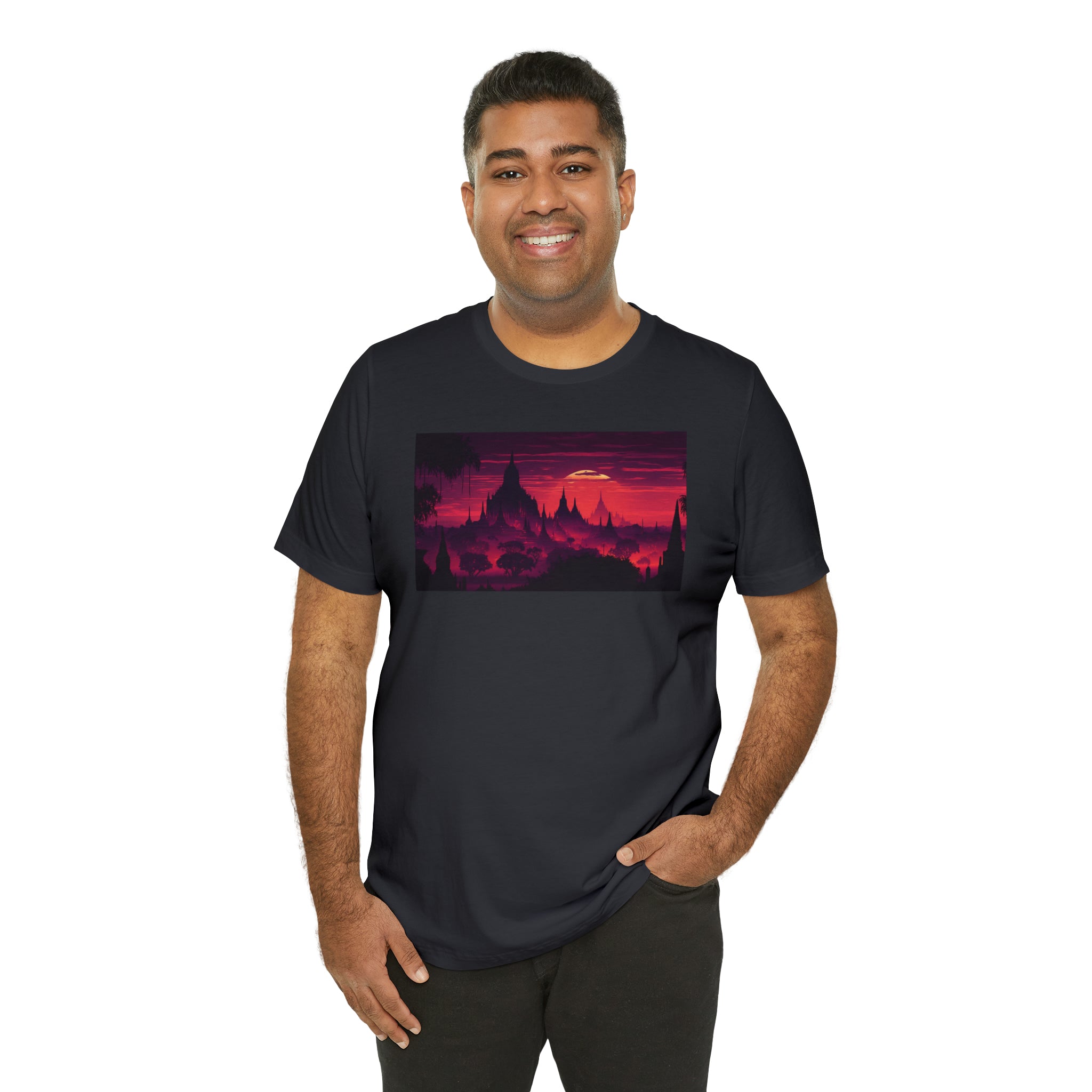 Unisex Jersey Short Sleeve Tee - Bagan, Myanmar