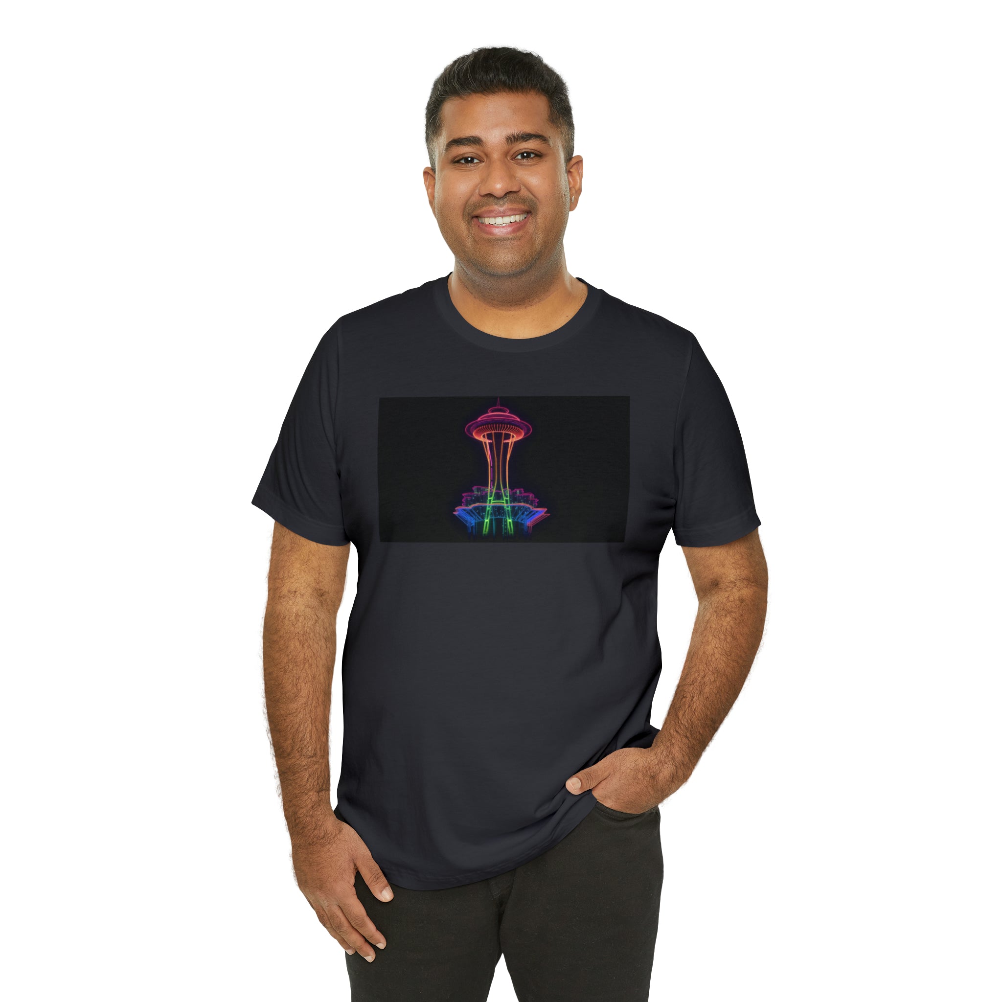 Unisex Jersey Short Sleeve Tee - Space Needle, Seattle, USA