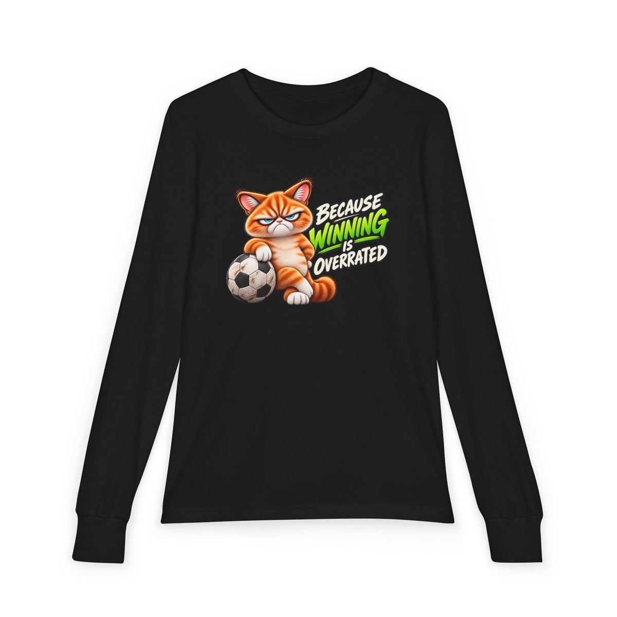 Because Winning is Overrated - Mildly Feral - Youth Long Sleeve Tee