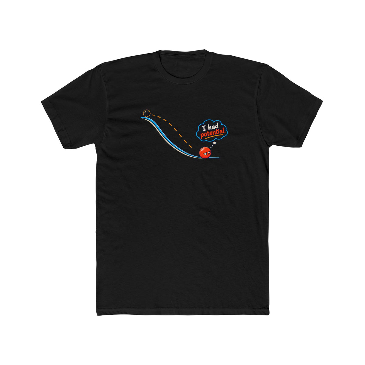 Men's Cotton Crew Tee - Science collection - I Had Potential