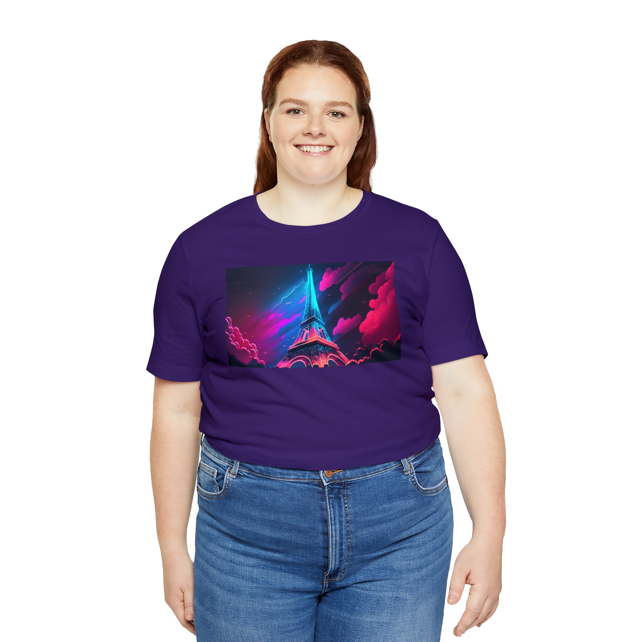 Unisex Jersey Short Sleeve Tee - Eiffel Tower, France