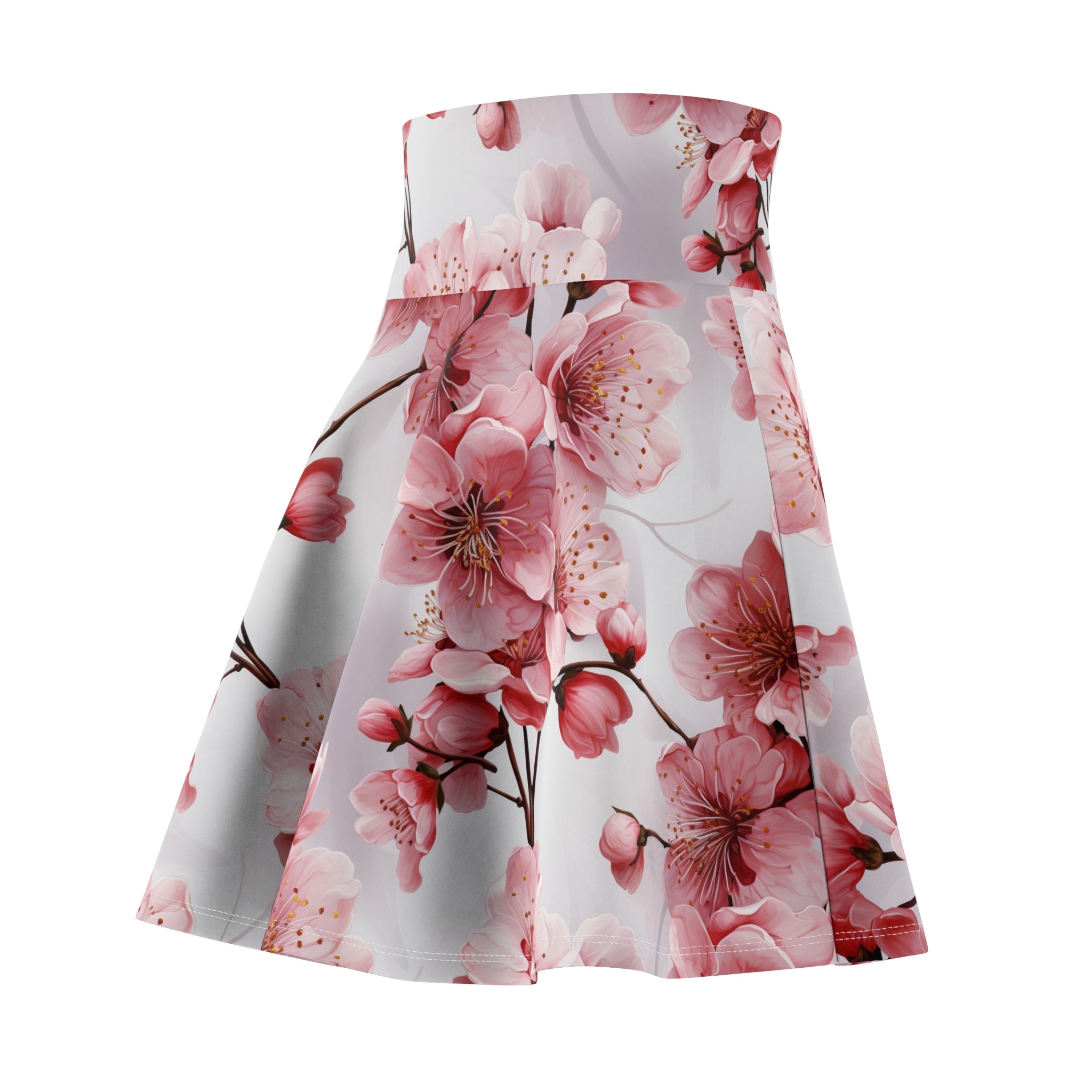 Women's Skater Skirt (AOP) - Seamless Watercolor Designs 06