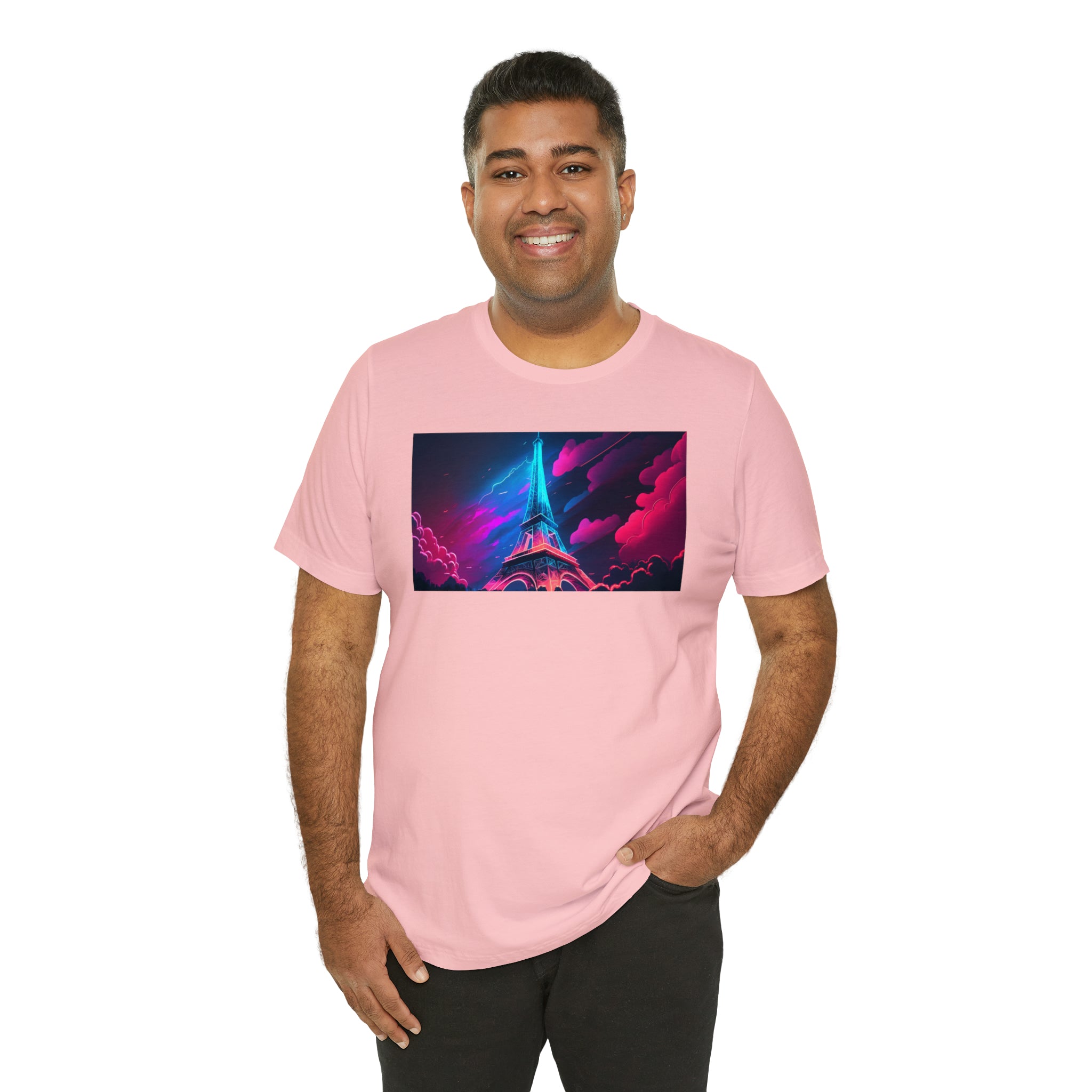 Unisex Jersey Short Sleeve Tee - Eiffel Tower, France