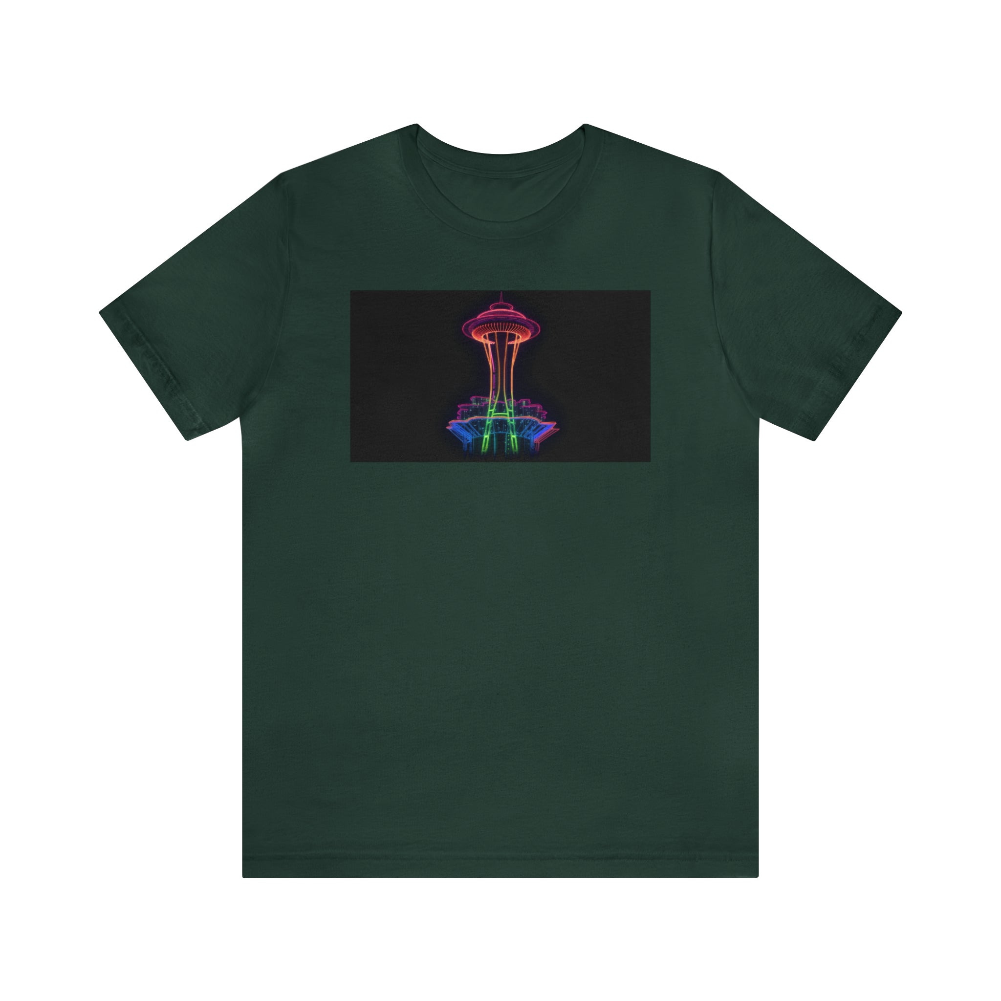 Unisex Jersey Short Sleeve Tee - Space Needle, Seattle, USA