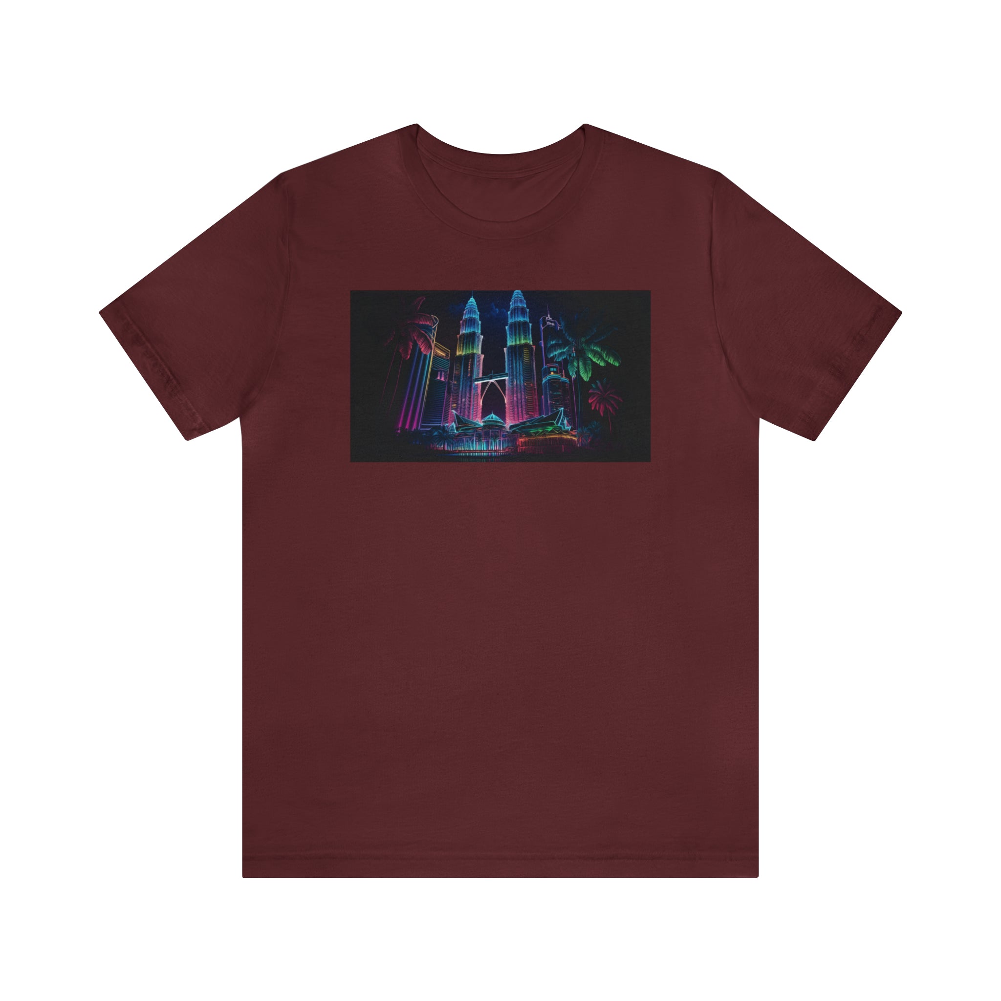 Unisex Jersey Short Sleeve Tee - Petronas Towers, Malaysia