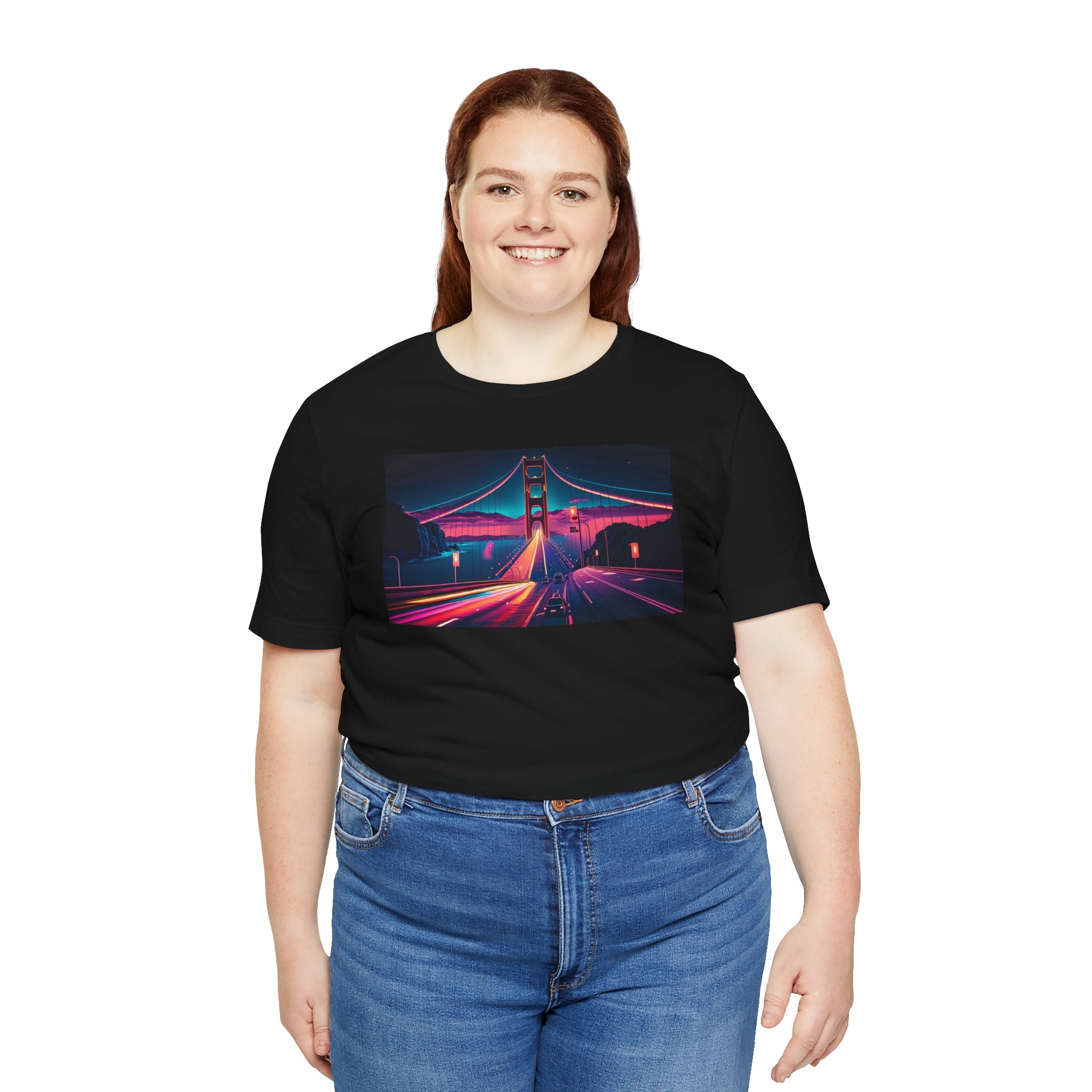 Unisex Jersey Short Sleeve Tee - Golden Gate Bridge, San Francisco, USA