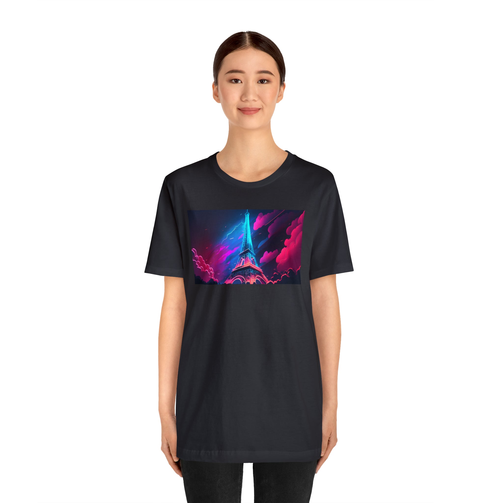 Unisex Jersey Short Sleeve Tee - Eiffel Tower, France