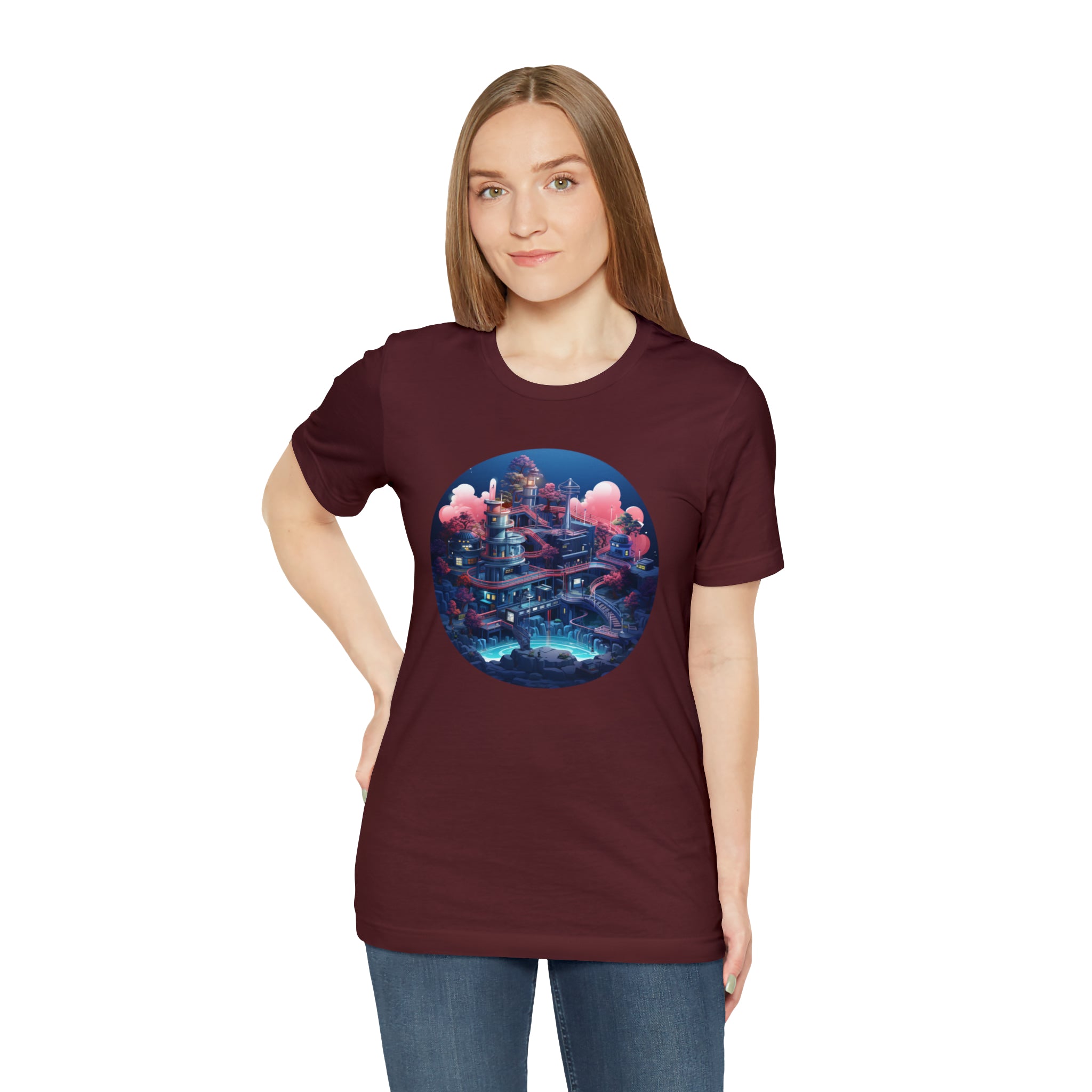 Unisex Jersey Short Sleeve Tee - Isometric Designs 03