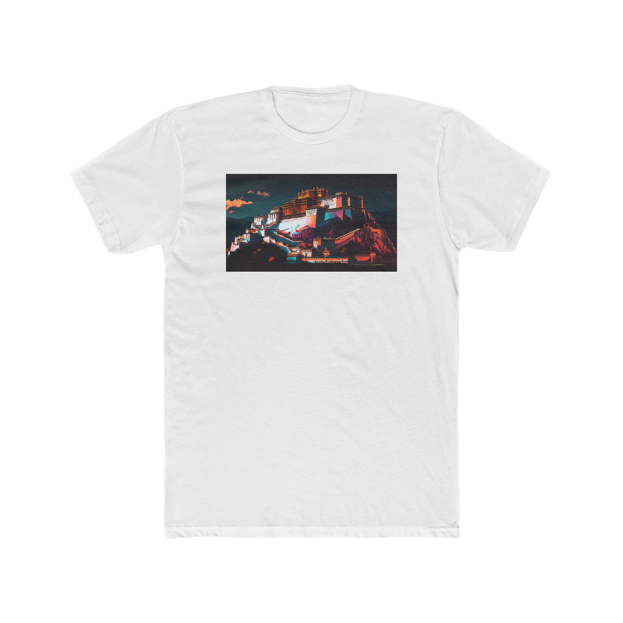 Men's Cotton Crew Tee - Fantasy Art - Potala Palace