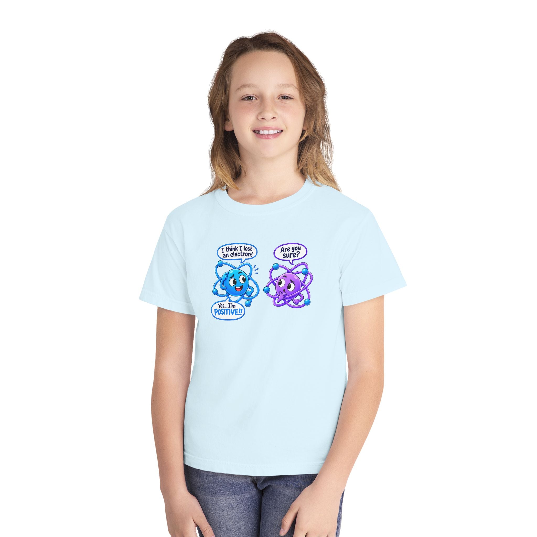 Youth Midweight Cotton Tee - Science collection - Atomic Conversation