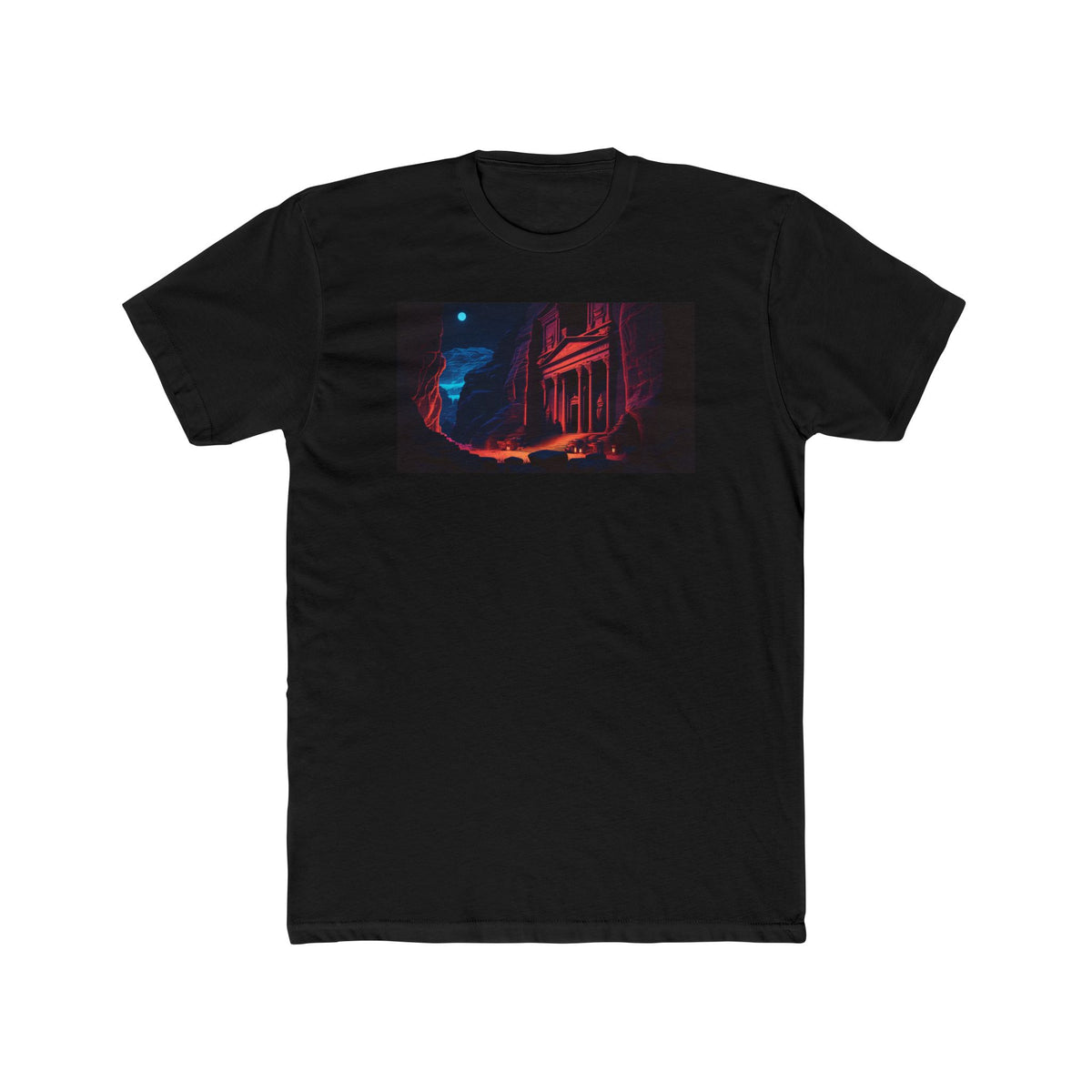 Men's Cotton Crew Tee - Elsewhere collection - Petra Caves