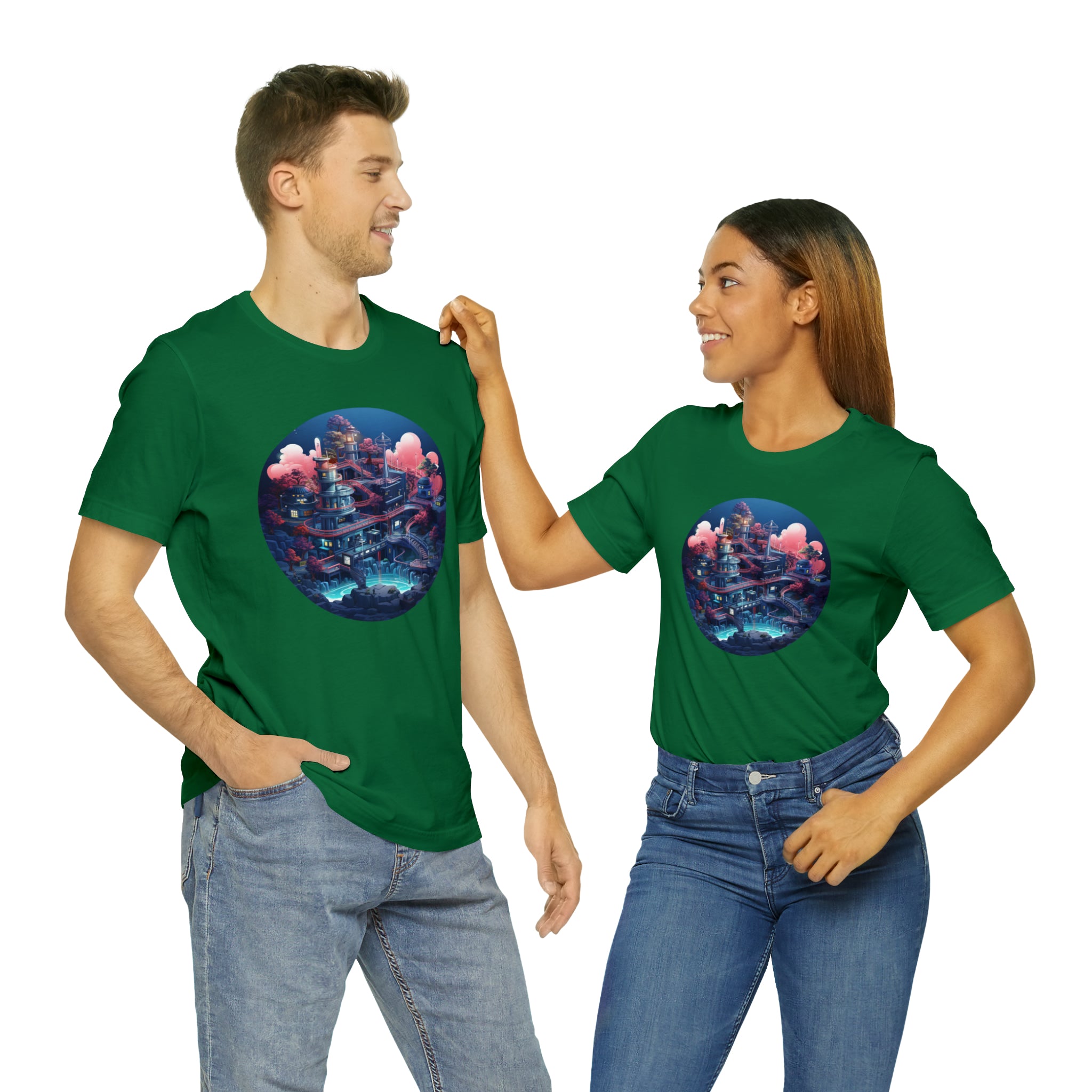 Unisex Jersey Short Sleeve Tee - Isometric Designs 03