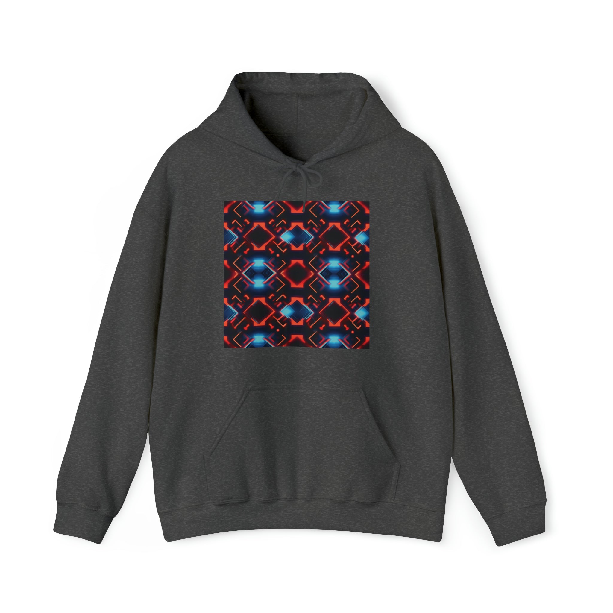 Unisex Heavy Blend™ Hooded Sweatshirt - Abstract Neon Designs 07