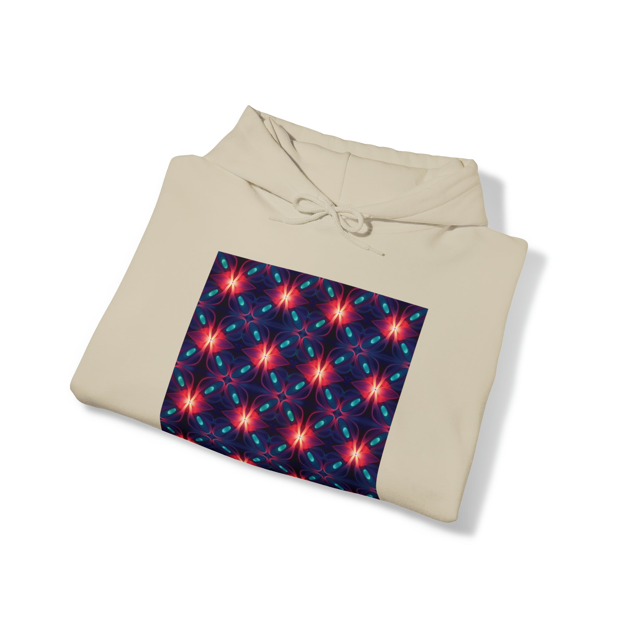 Unisex Heavy Blend™ Hooded Sweatshirt - Abstract Neon Designs 04