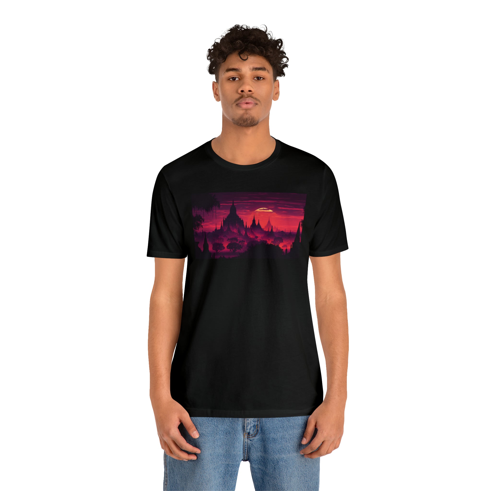 Unisex Jersey Short Sleeve Tee - Bagan, Myanmar